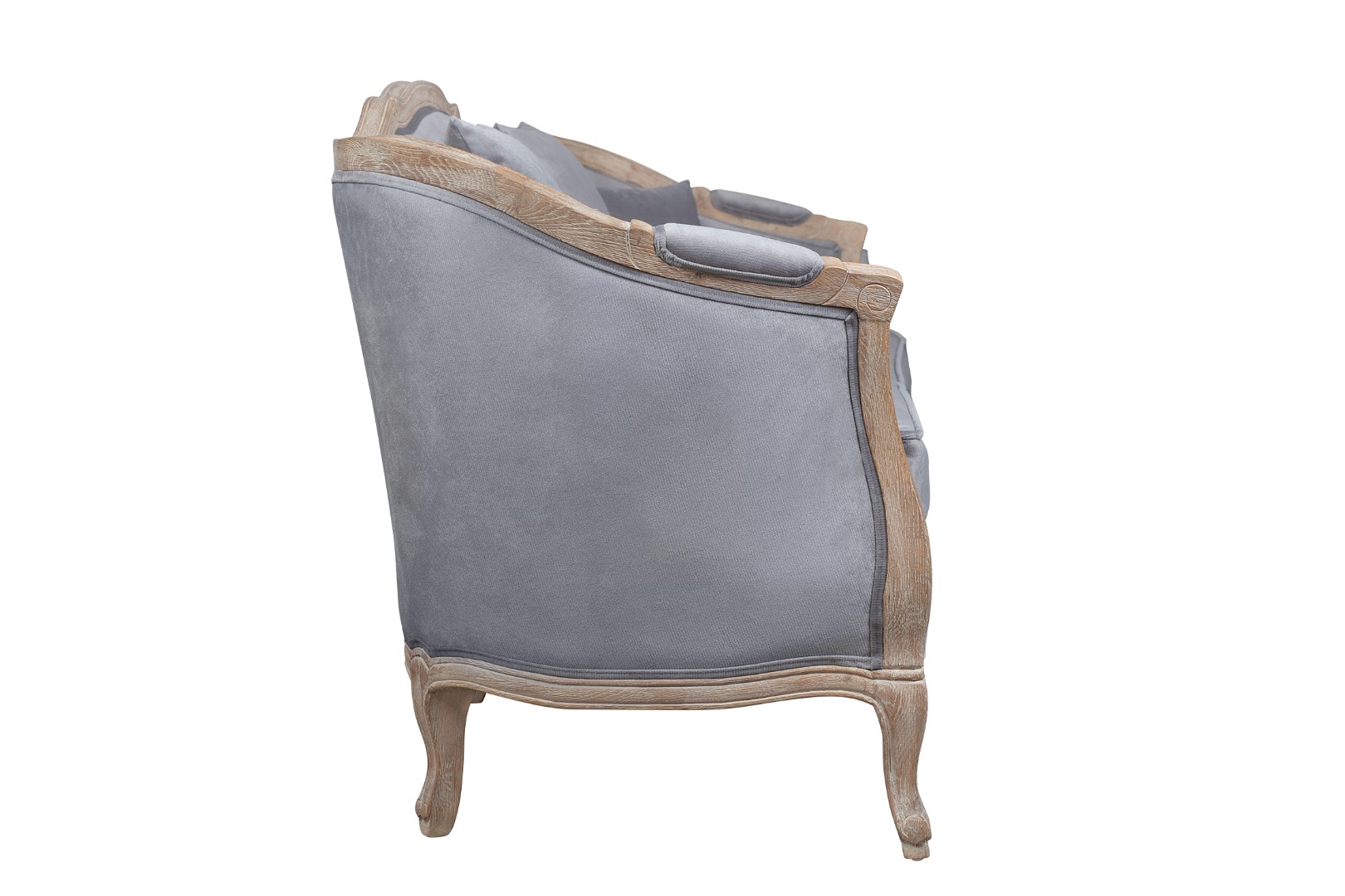 заказать Прямой диван Darcy 3 серый