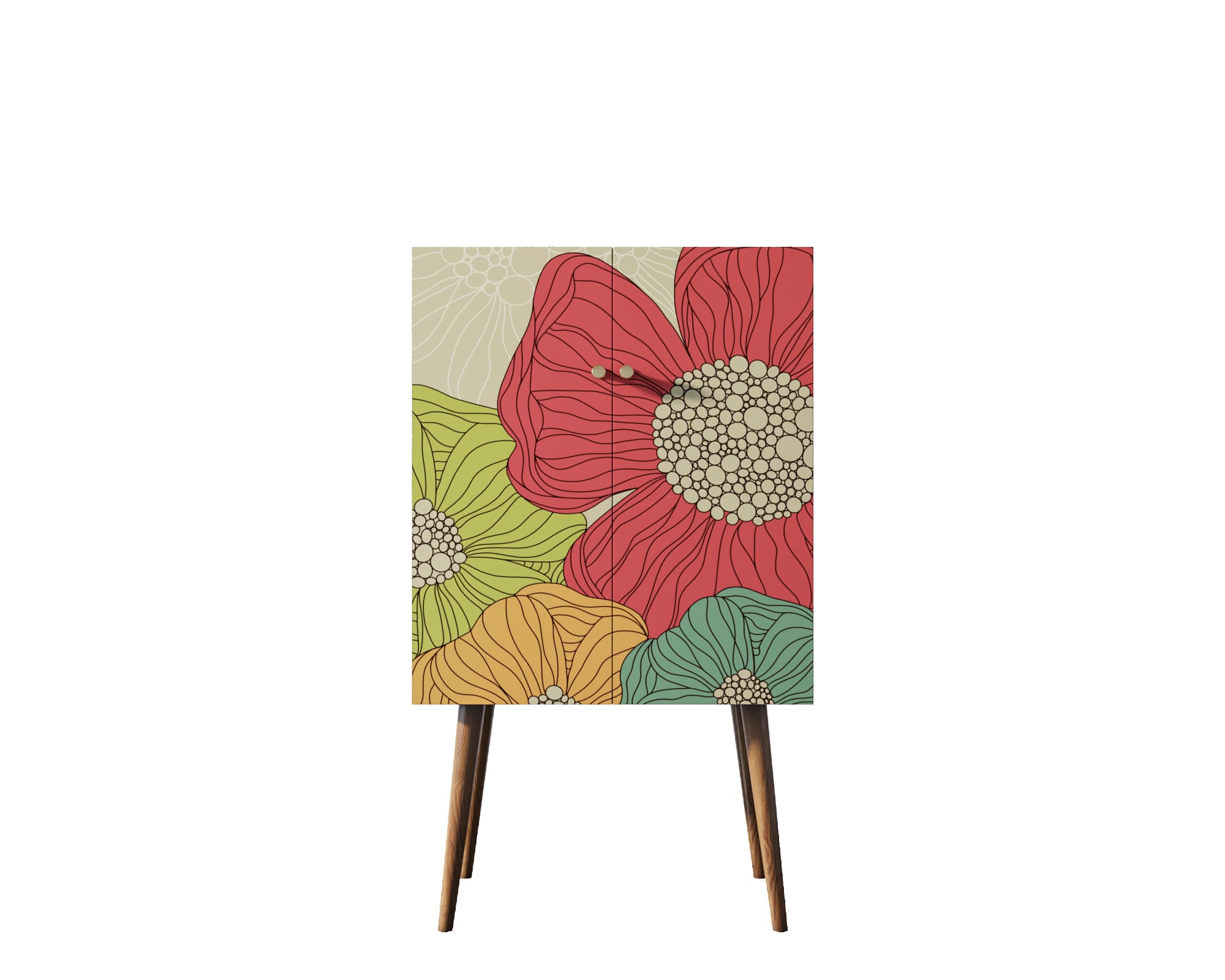 заказать Комод на высоких ножках "Berber" 5 принт арт BB09/Print_05