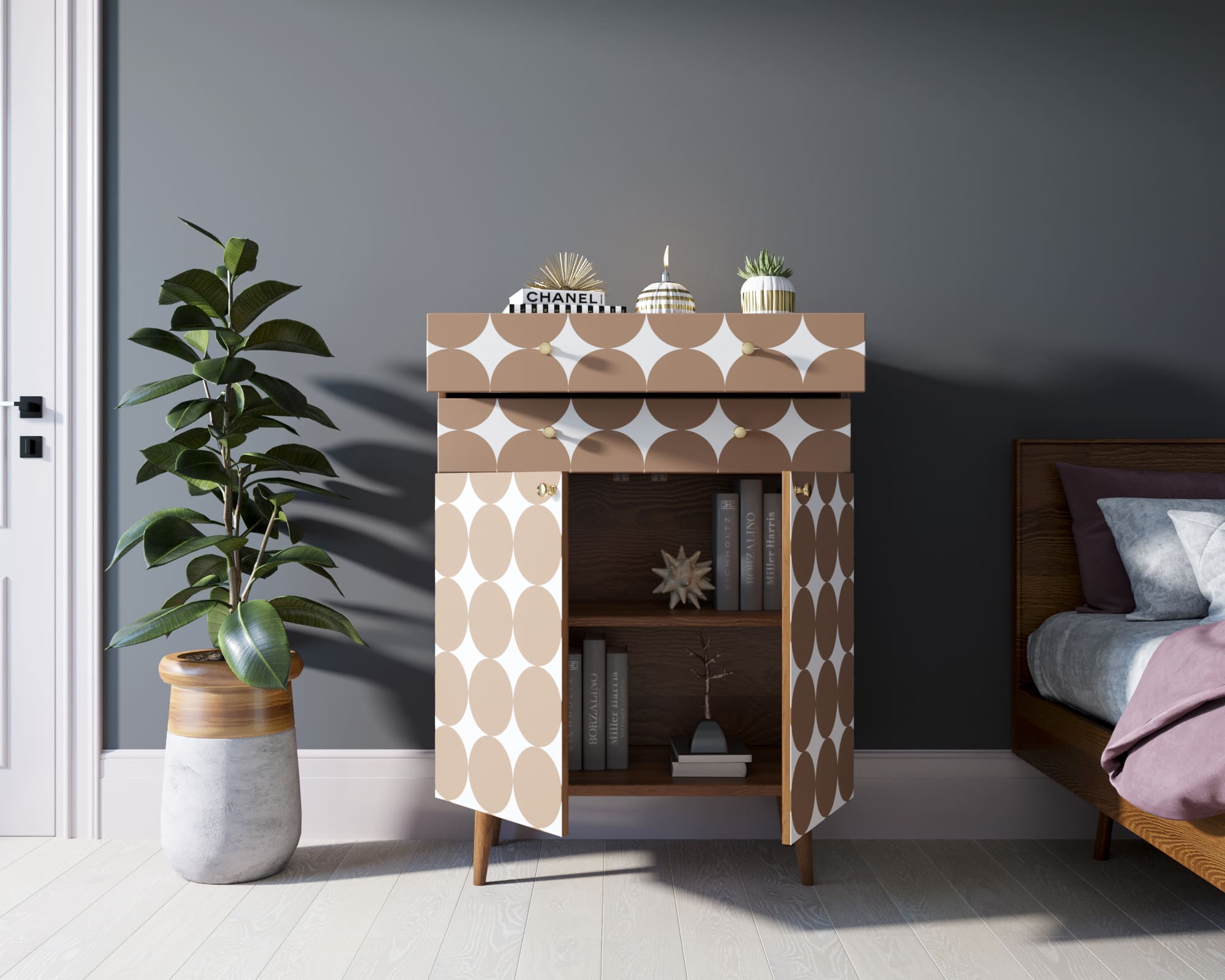 Комод "Berber" большой принт 17 арт BB12/Print_17 в интернет-магазине