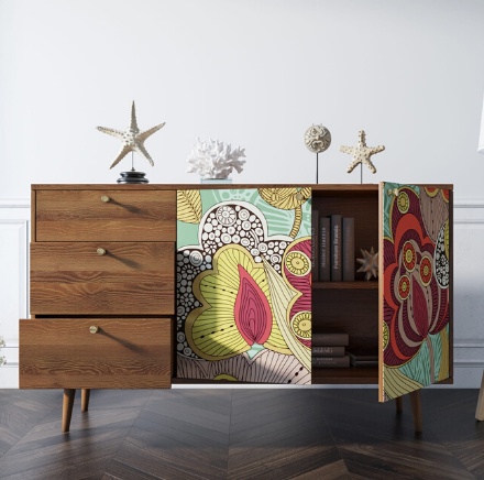 купить Комод "Berber" с двумя дверками и ящиками 6 принт арт BB05/Print_06 в Москве купить Комод "Berber" с двумя дверками и ящиками 6 принт арт BB05/Print_06