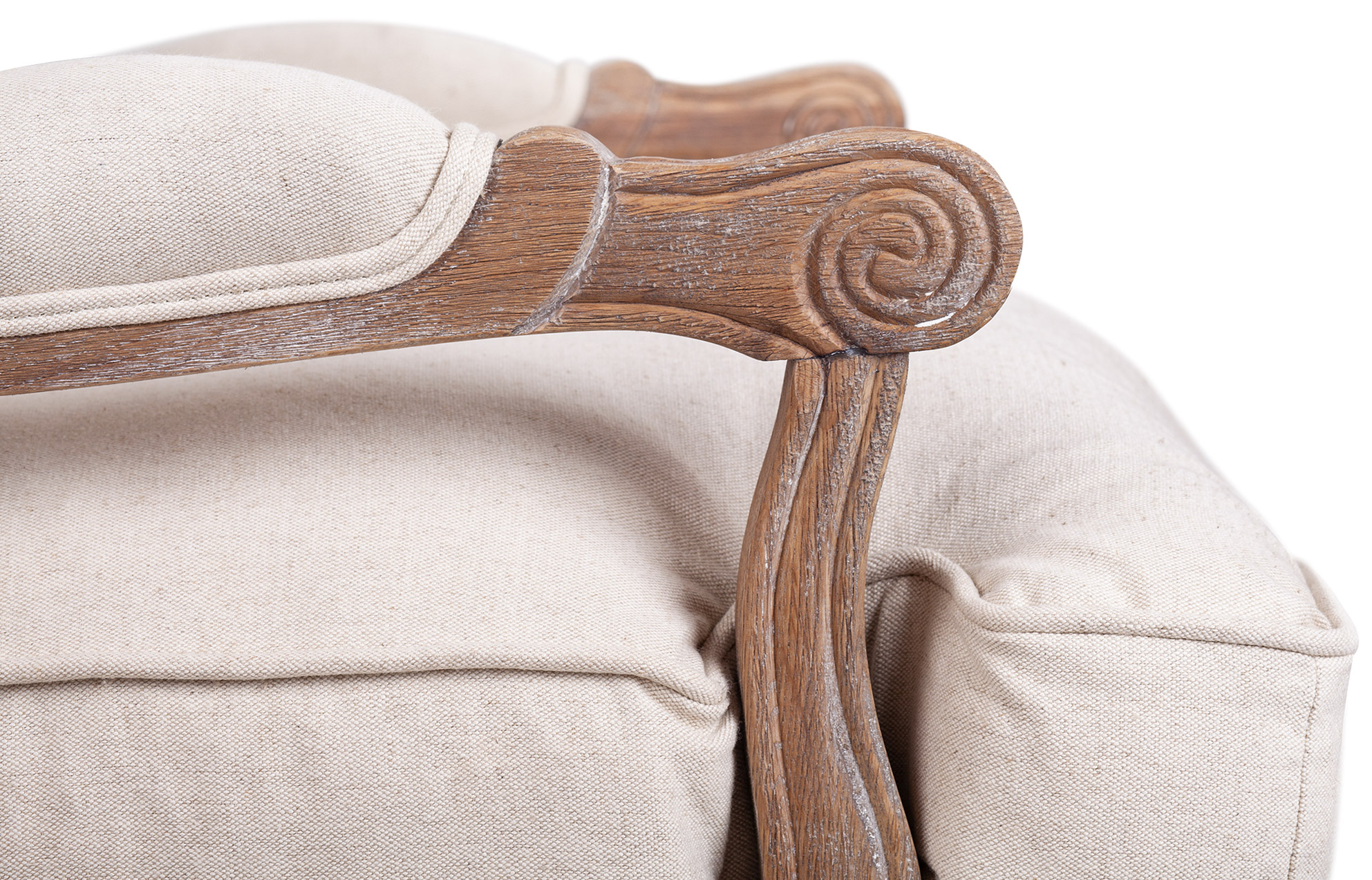 фото Мягкое полукресло с подлокотниками Niro Rattan Beige