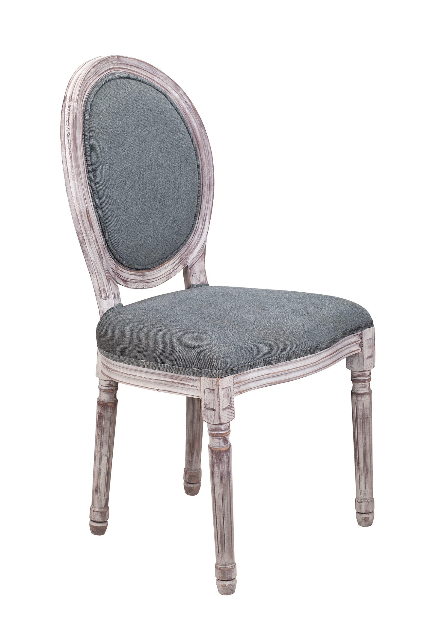 купить Дизайнерский обеденный стул модерн Volker Old Grey V2