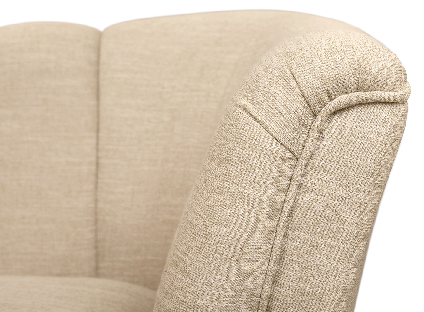 фото Дизайнерский двухместный диван Dalena Beige в интерьере