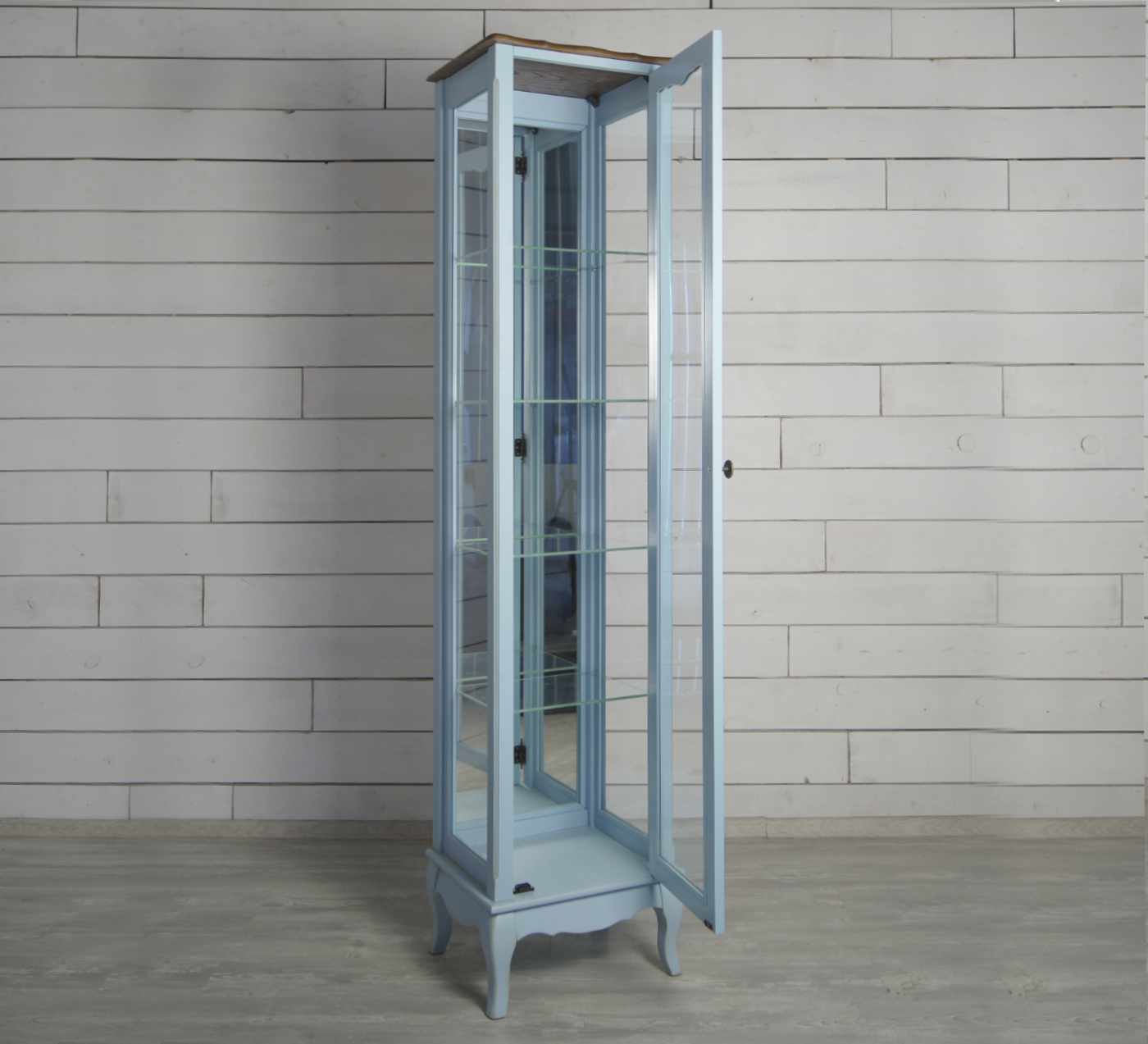 заказать Шкаф "Leontina Blue" для посуды узкий/высокий арт ST9319RB в интернет-магазине в Москве заказать Шкаф "Leontina Blue" для посуды узкий/высокий арт ST9319RB в интернет-магазине