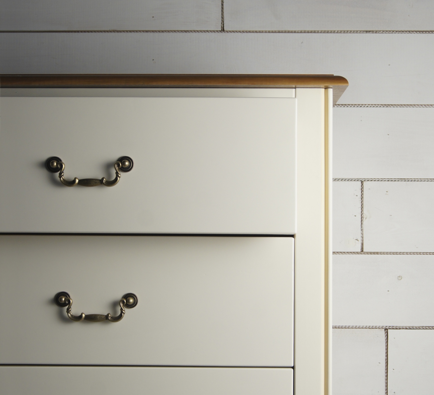 стильный Бежевый комод "Olivia" высокий на 5 ящиков арт GA3005C