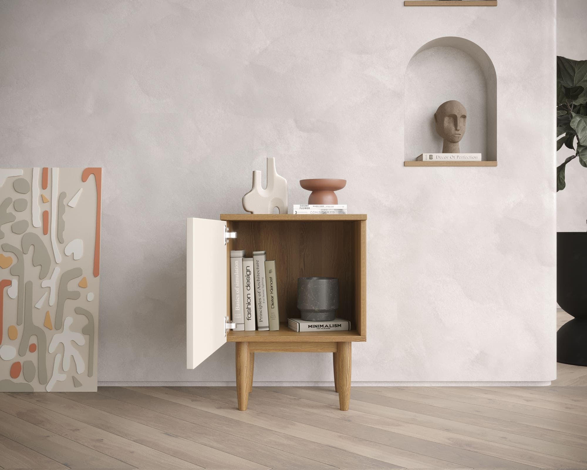 Тумбочка с дверкой "Arka" AR15 в интернет-магазине