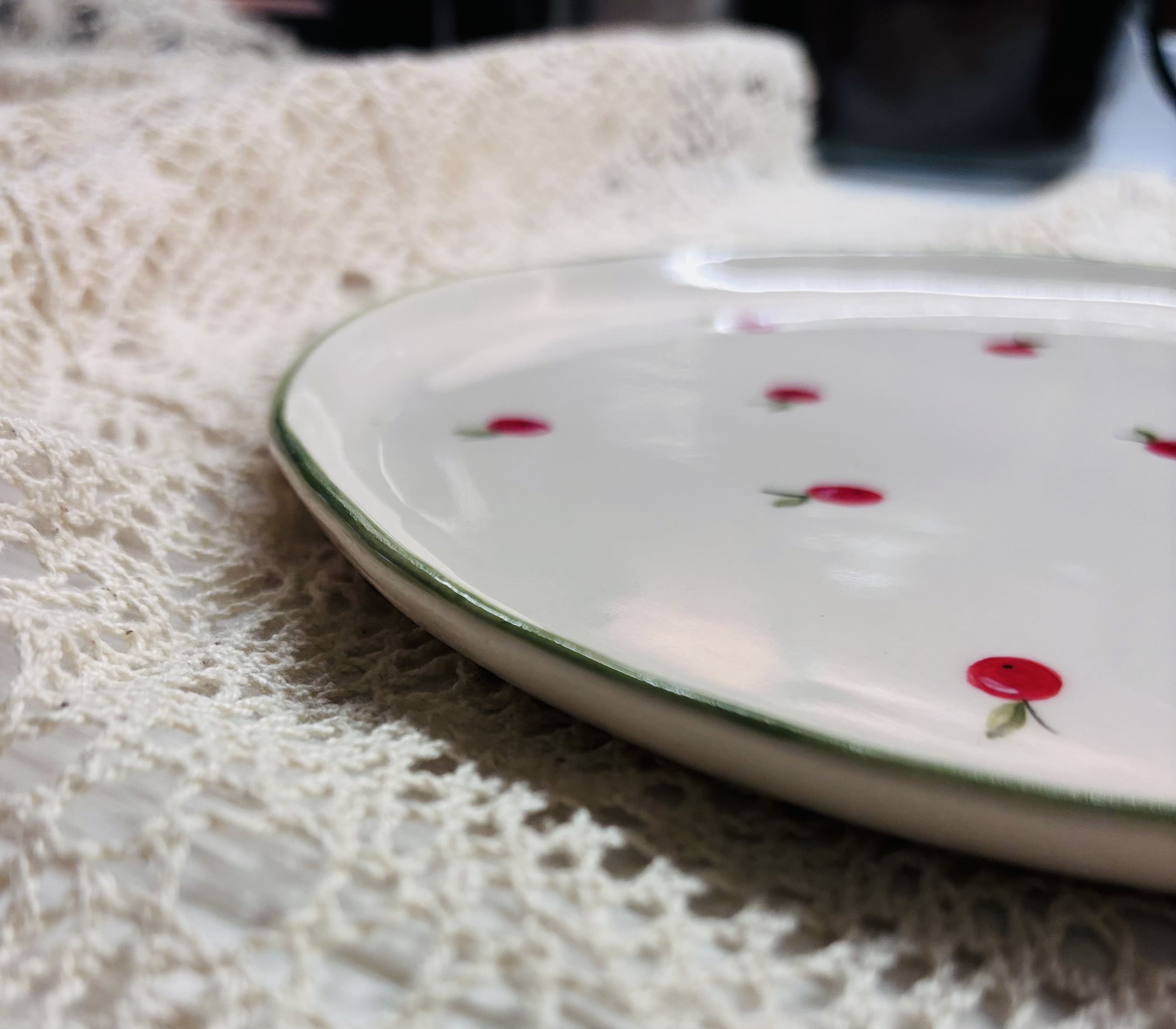 фото Тарелка "Яблочная" диаметр 19см