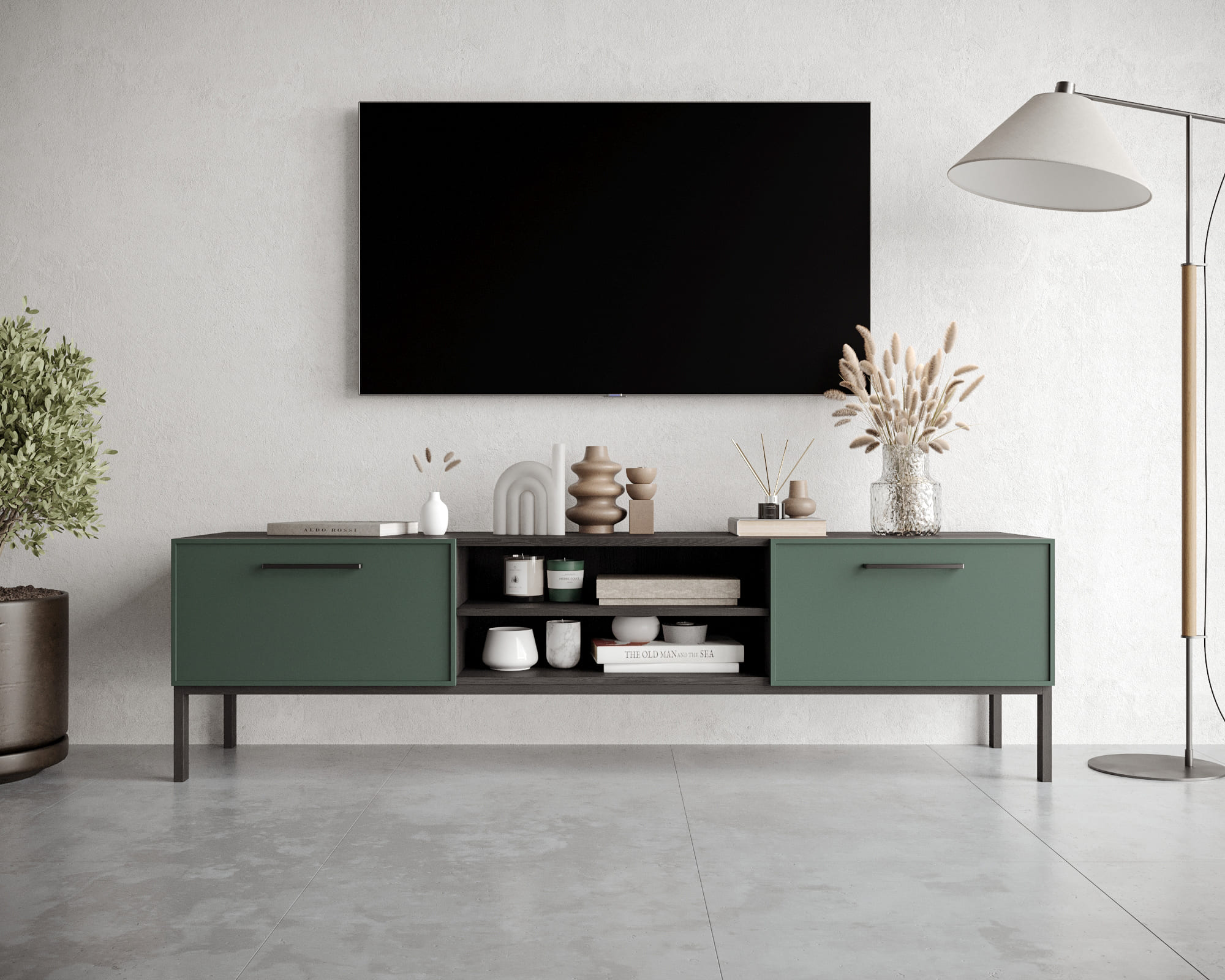 Комод "Nicole" с нишей низкий под TV NR27G в интернет-магазине в Москве Комод "Nicole" с нишей низкий под TV NR27G в интернет-магазине