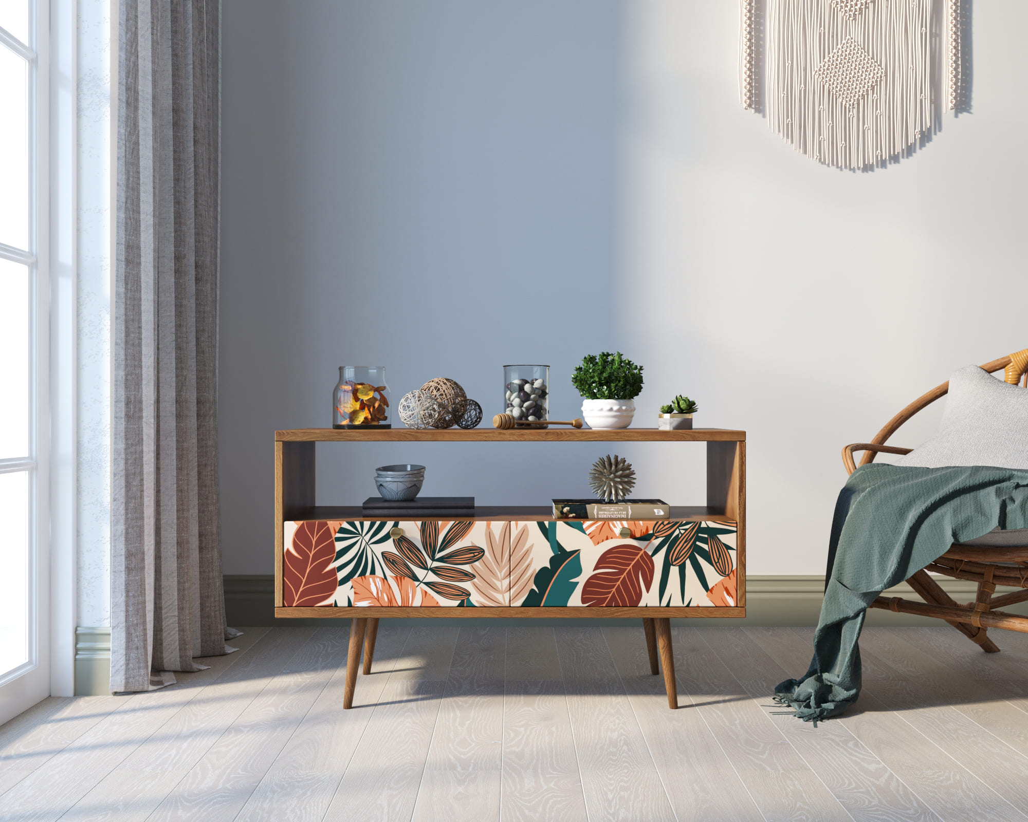 Консоль "Berber" с двумя ящиками принт 25 арт BB22/Print_25 в интернет-магазине в Москве Консоль "Berber" с двумя ящиками принт 25 арт BB22/Print_25 в интернет-магазине