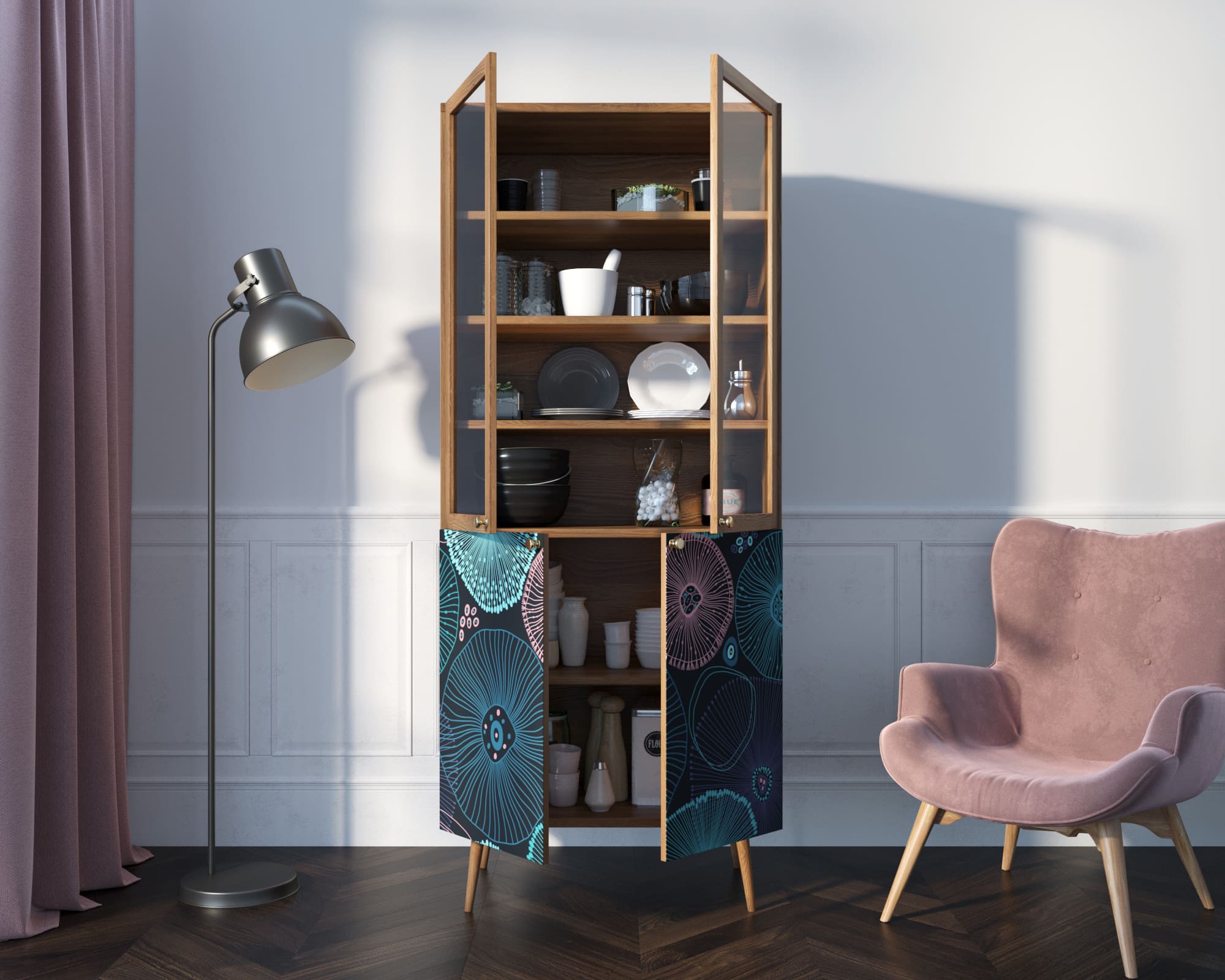 купить Буфет "Berber" малый принт 32 арт BB30/Print_32