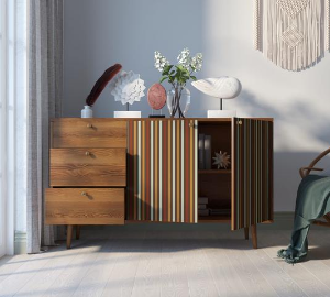 купить Комод "Berber" с двумя дверками и ящиками 20 принт арт BB05/Print_20