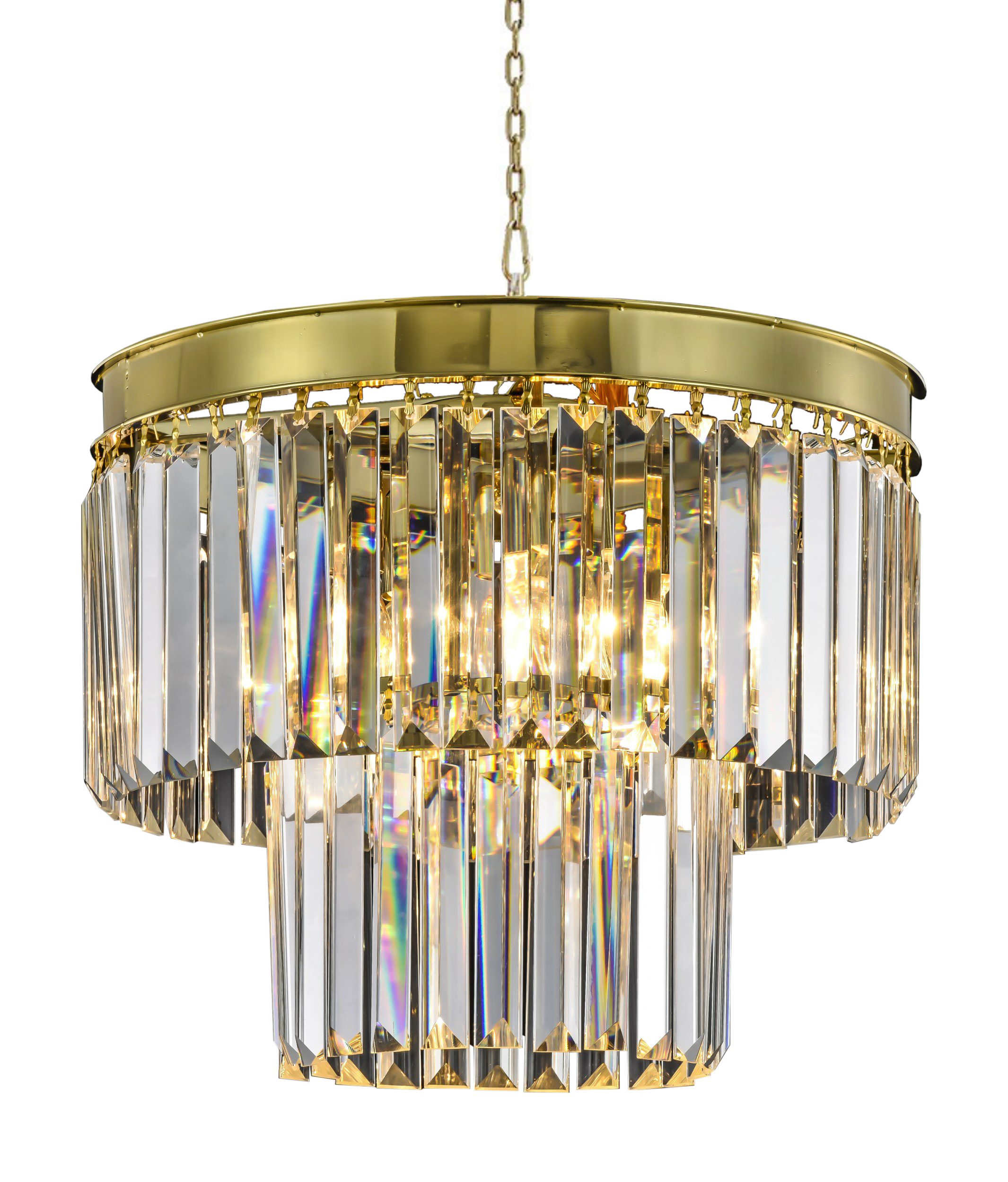 купить Люстра Odeon 2 Rings Gold