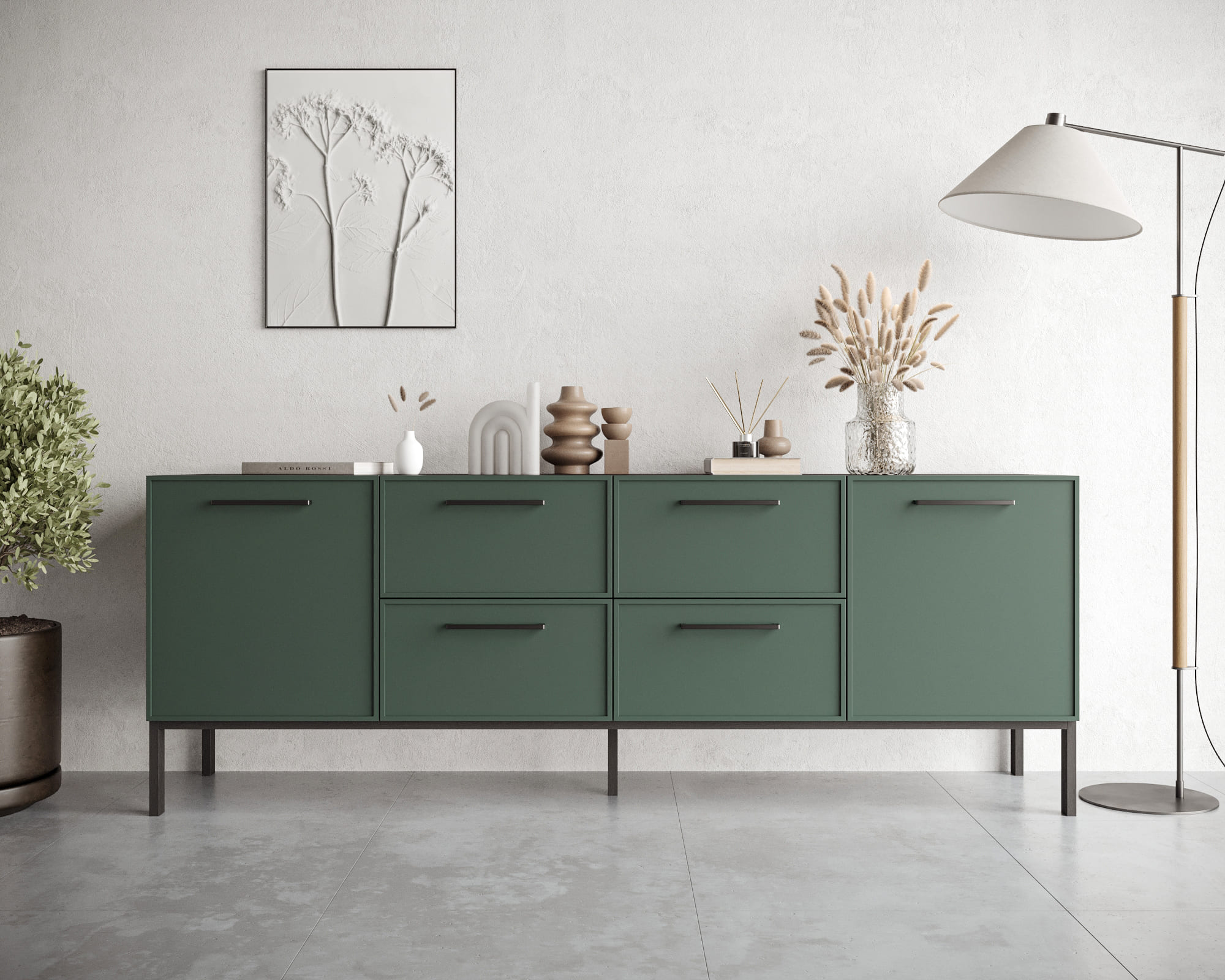 фото Комод две дверки и четыре ящика "Nicole" арт NEM19G в Москве фото Комод две дверки и четыре ящика "Nicole" арт NEM19G