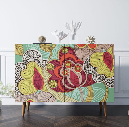 Комод "Berber" две дверки 6 принт арт BB04/Print_06 в Москве Комод "Berber" две дверки 6 принт арт BB04/Print_06