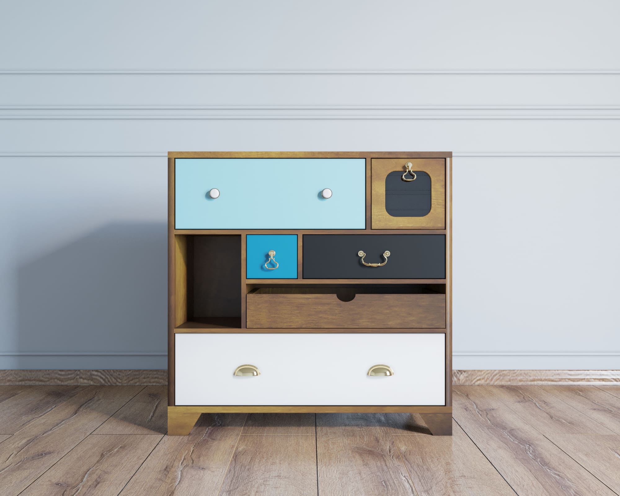 Комод малый «Aquarelle» 6 ящиков арт RE-52 в интернет-магазине