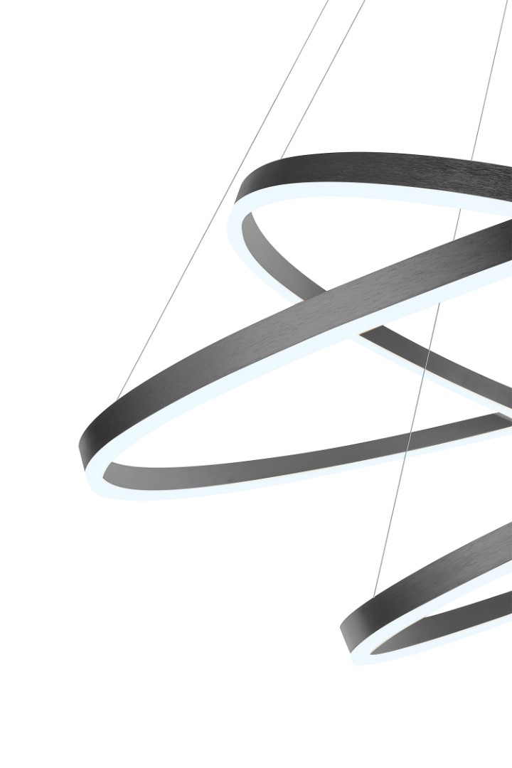 заказать Люстра Orblaze 3 rings 600 black