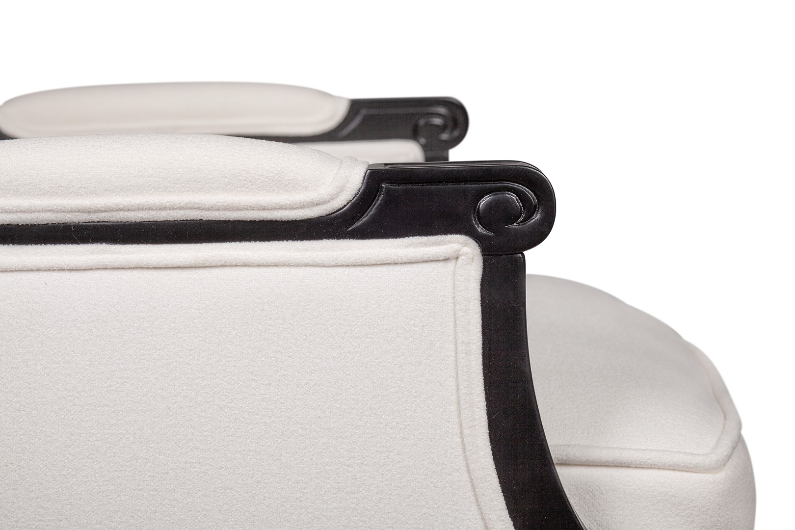 фото Мягкое полукресло с подлокотниками Tous white в Москве фото Мягкое полукресло с подлокотниками Tous white