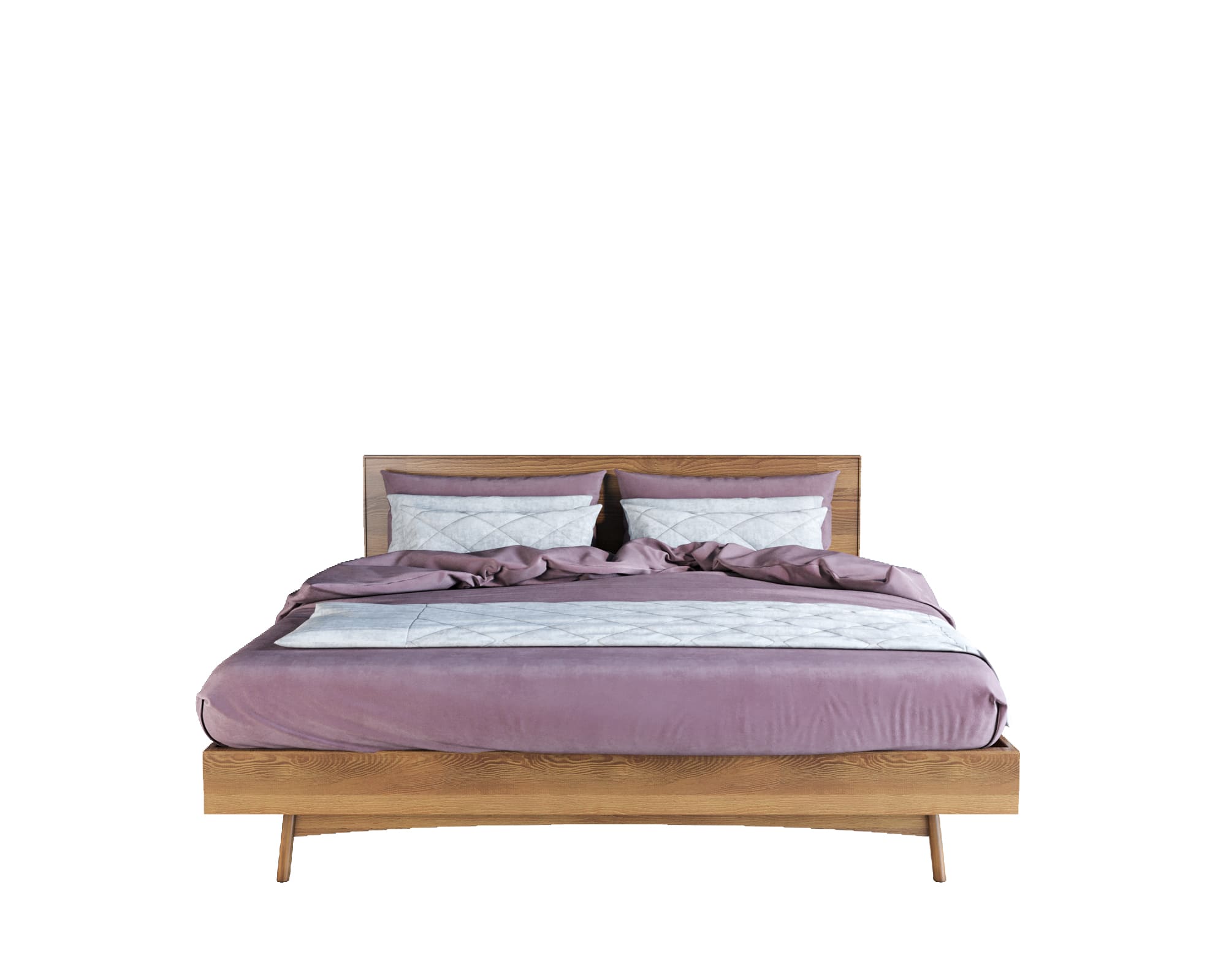 Кровать в Скандинавском стиле двуспальная "Bruni" 160х200 см арт BR-16 в интернет-магазине