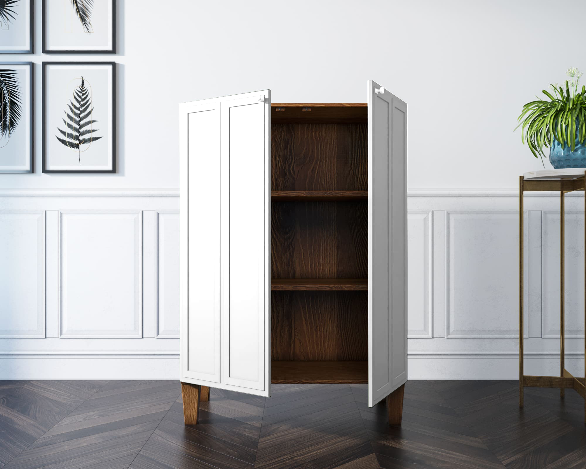 купить Шкаф-буфет "Andersen" малый арт AN18WH в Москве купить Шкаф-буфет "Andersen" малый арт AN18WH