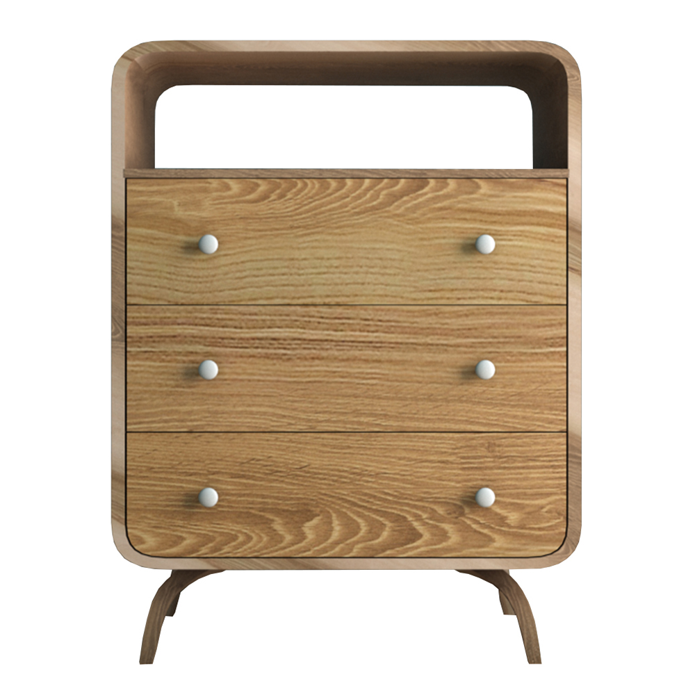 заказать Высокий комод "Ellipse" с тремя ящиками арт EL04Y