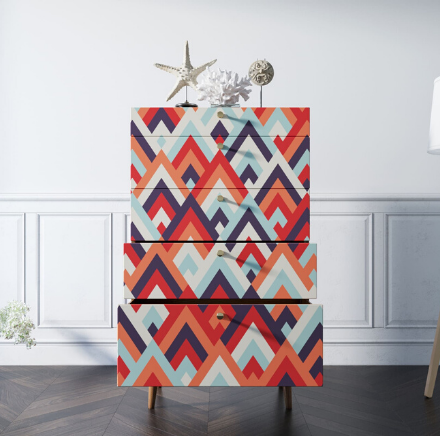 купить Комод высокий "Berber" принт 2 арт BB10/Print_02