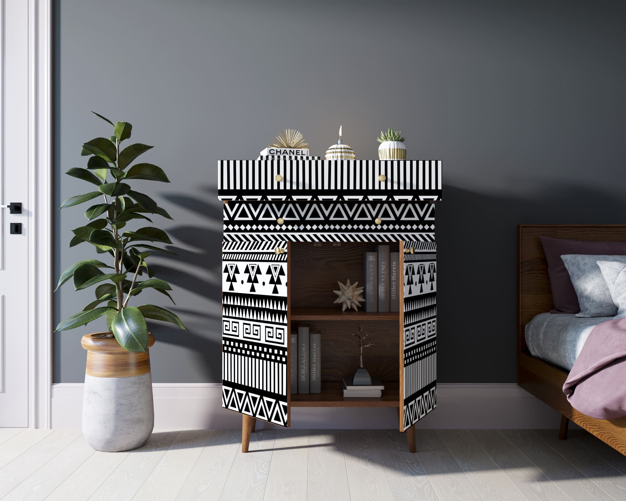 Комод "Berber" большой принт 19 арт BB12/Print_19 в интернет-магазине