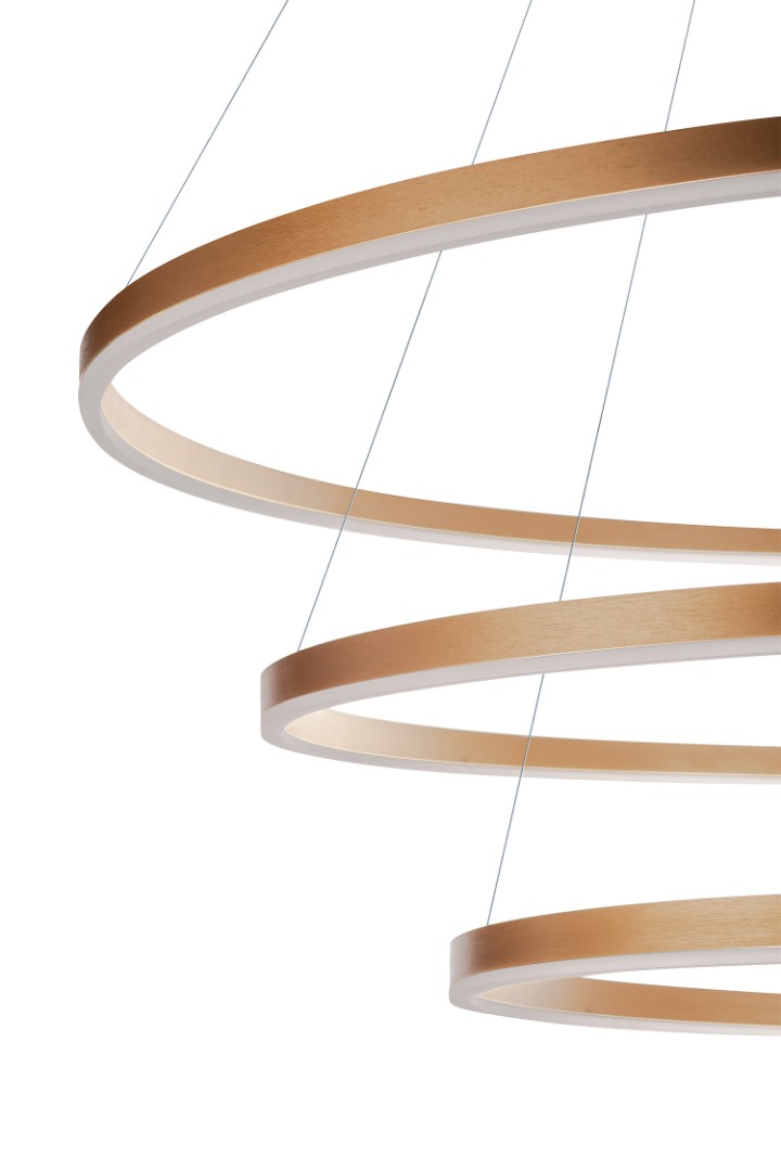 фото Люстра Orblaze 3 rings 1000 gold в интерьере