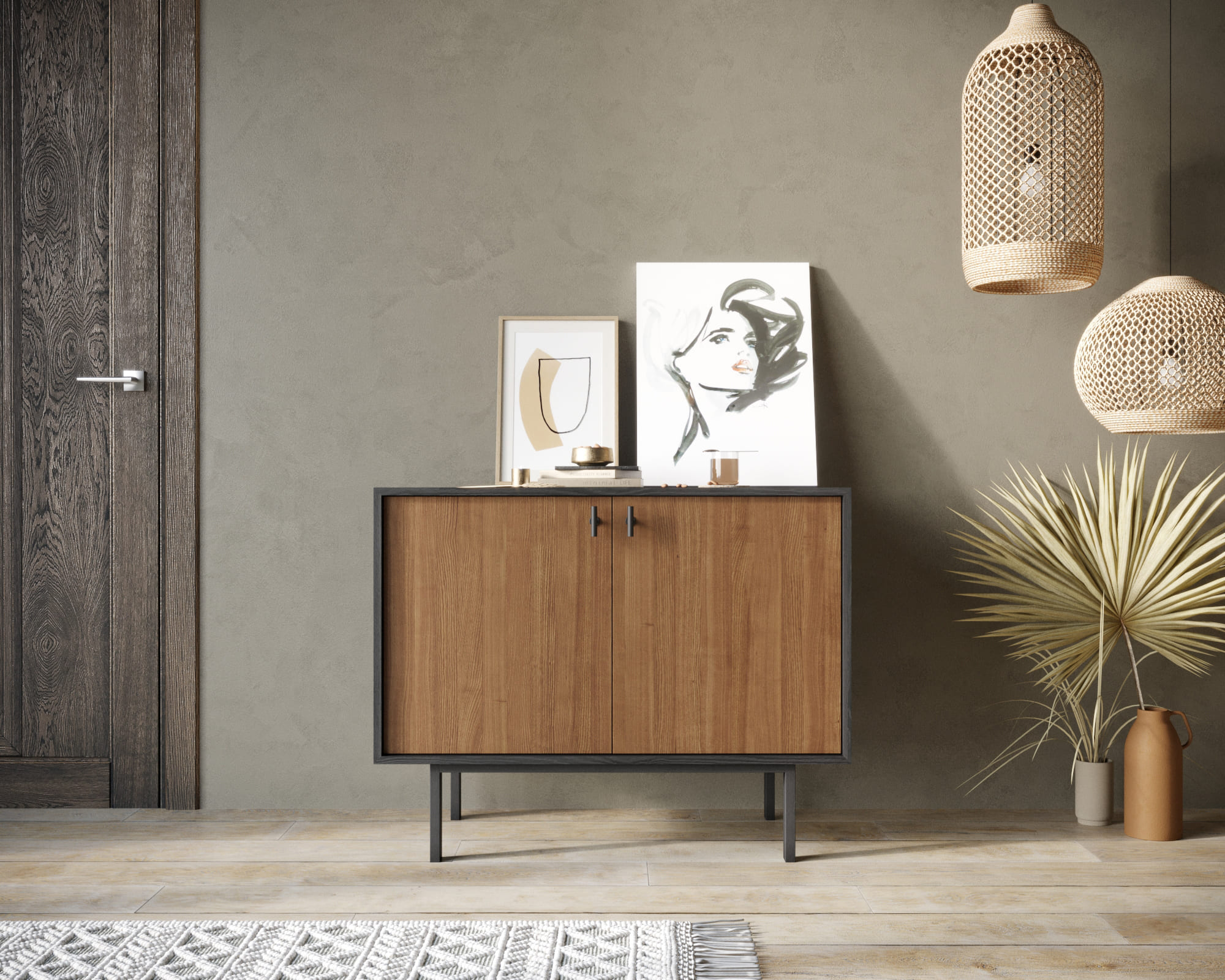 Комод с двумя дверками "Emerson" арт EM02 в интернет-магазине в Москве Комод с двумя дверками "Emerson" арт EM02 в интернет-магазине