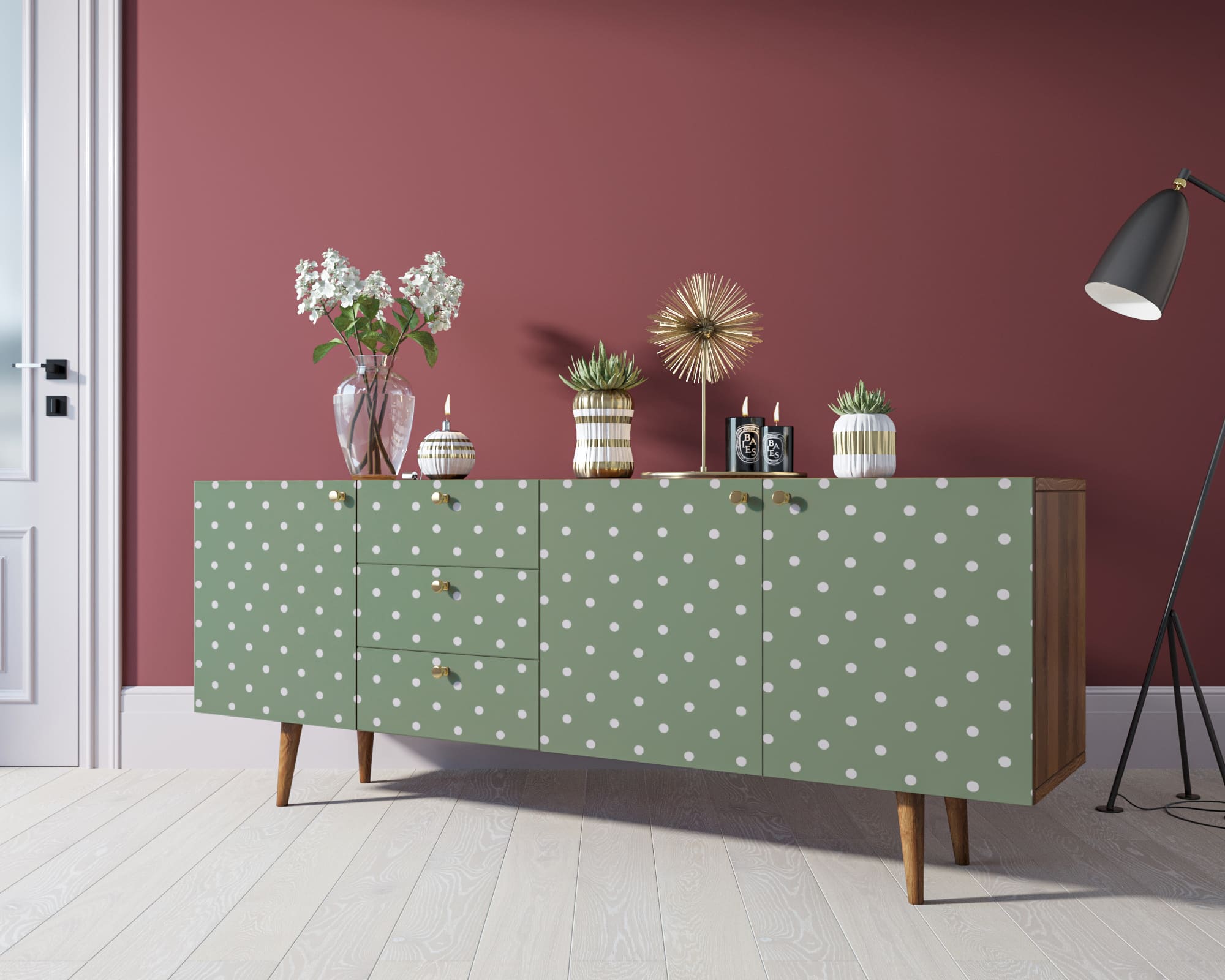 фото Комод "Berber" удлиненный принт 12 арт BB11/Print_12