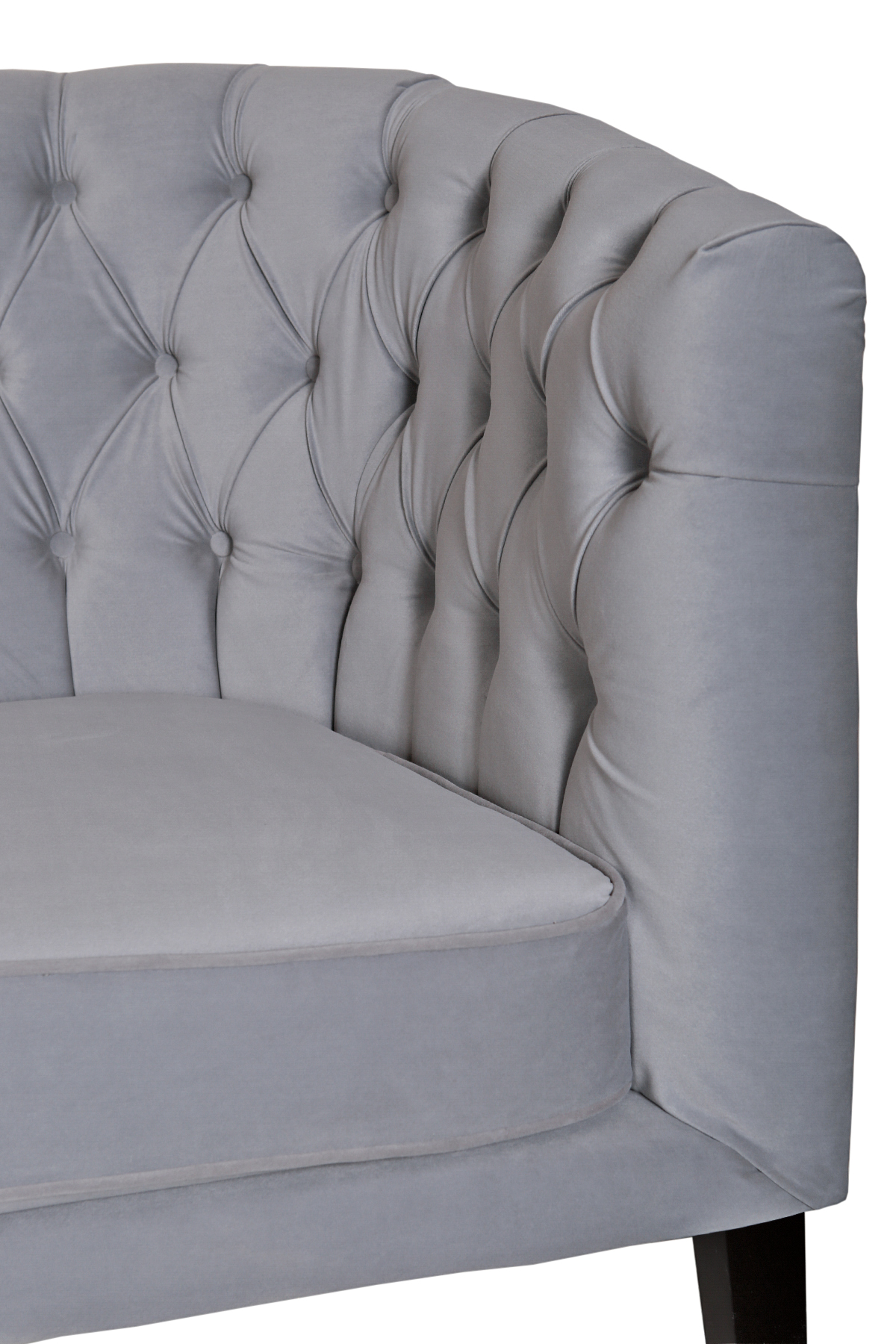 фото Прямой двухместный диван Harry серый