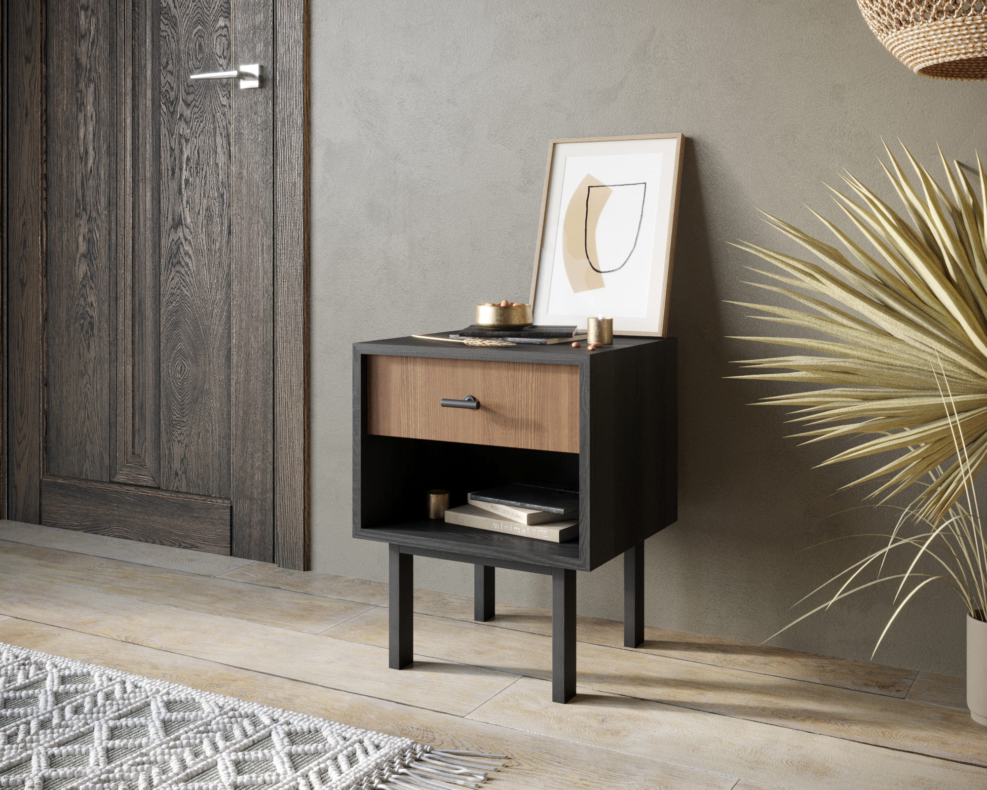 заказать Тумбочка с верхним ящиком "Emerson" арт EM11