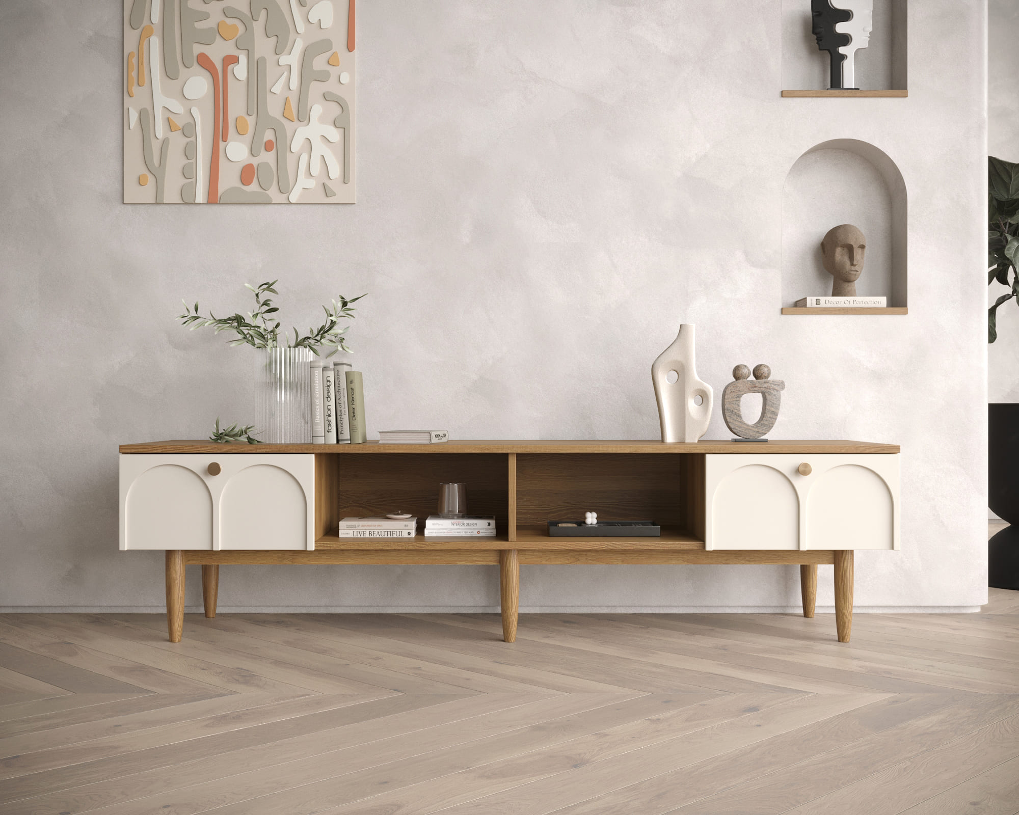 заказать Комод под TV с двумя ящиками "Arka" AR08