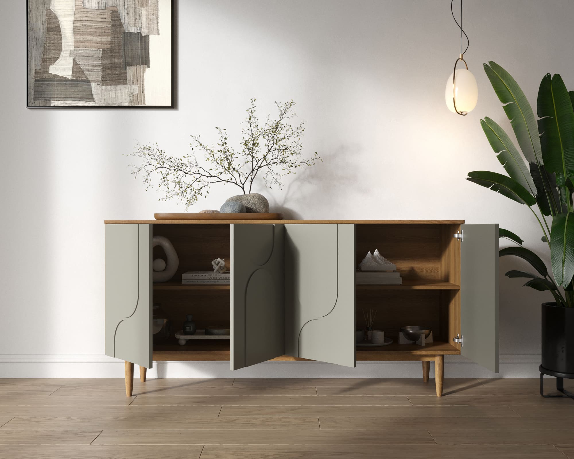 купить Комод с четырьмя дверками "Arka" AR01-F2 в Москве купить Комод с четырьмя дверками "Arka" AR01-F2