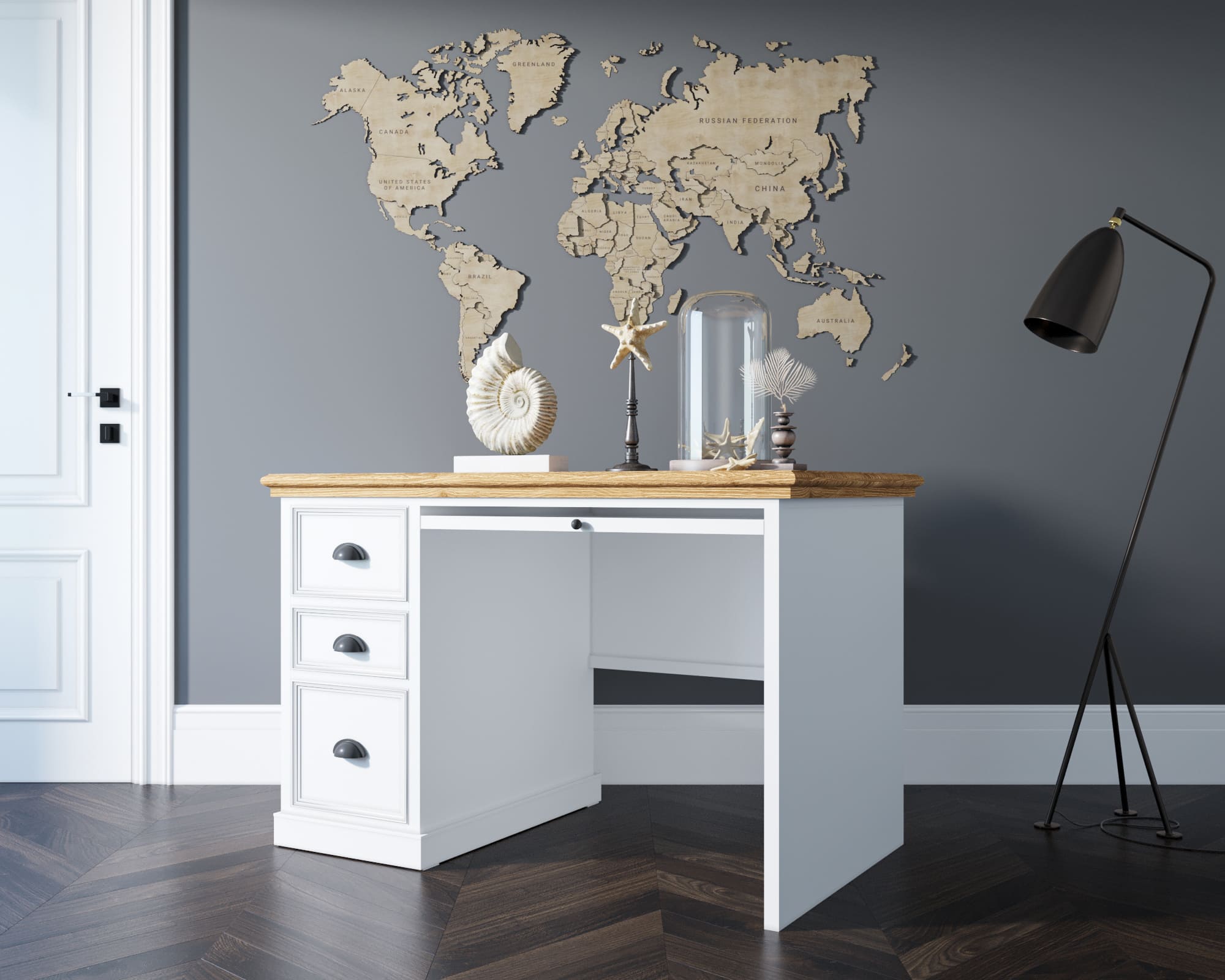 заказать Стол рабочий "Palermo" малый арт PL1047/2 в Москве заказать Стол рабочий "Palermo" малый арт PL1047/2