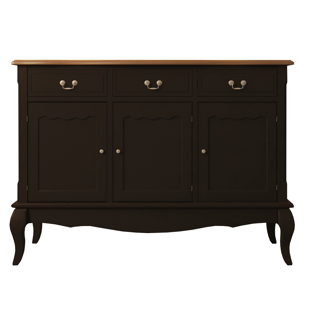 купить Комод "Leontina Black" (3 ящика и 3 двери) арт ST9344BLK в Москве купить Комод "Leontina Black" (3 ящика и 3 двери) арт ST9344BLK