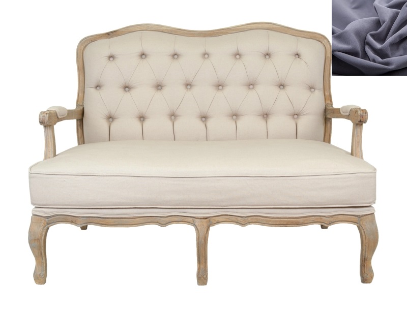 Прямой диван модерн Yareli цвет серый