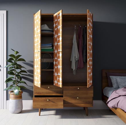 купить Шкаф трехстворчатый "Berber" принт 14 арт BB02/Print_14 в Москве купить Шкаф трехстворчатый "Berber" принт 14 арт BB02/Print_14