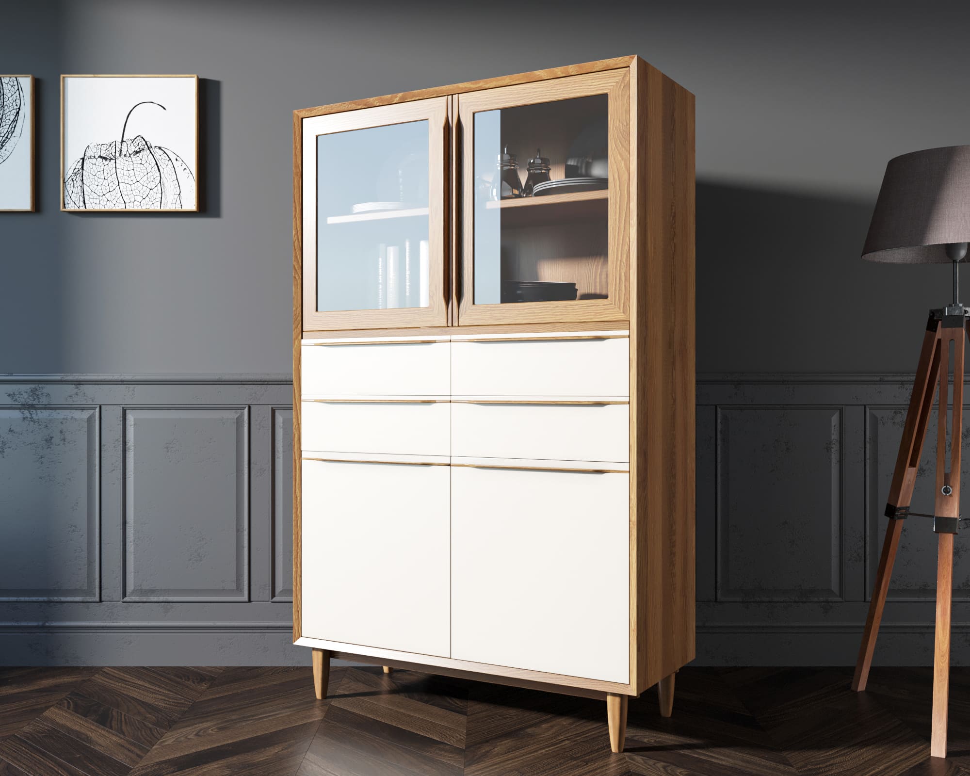 Буфет "Bruni white" большой арт BR35WH в интернет-магазине