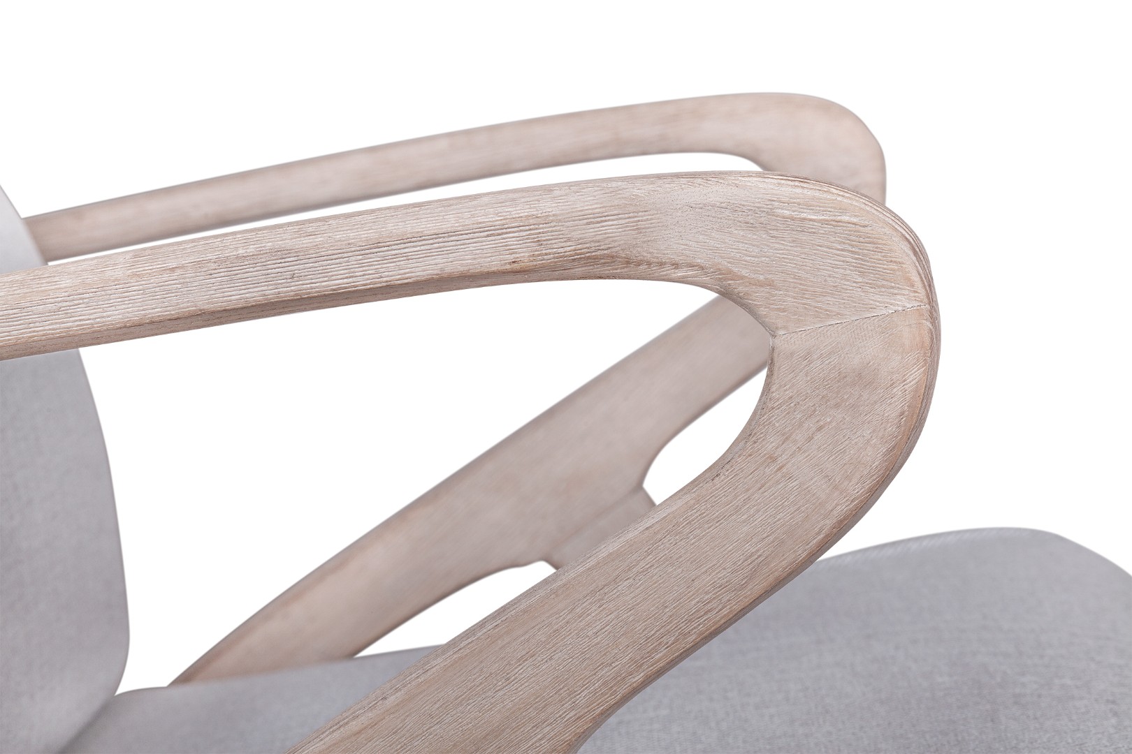 Низкое кресло Fobos light grey в интерьере