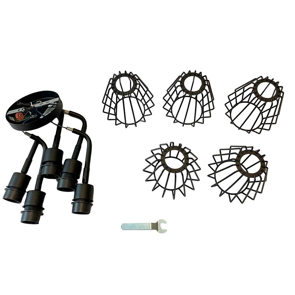 фото 31532 Люстра TARBES, 5x60W(E27), сталь, черный в Москве фото 31532 Люстра TARBES, 5x60W(E27), сталь, черный