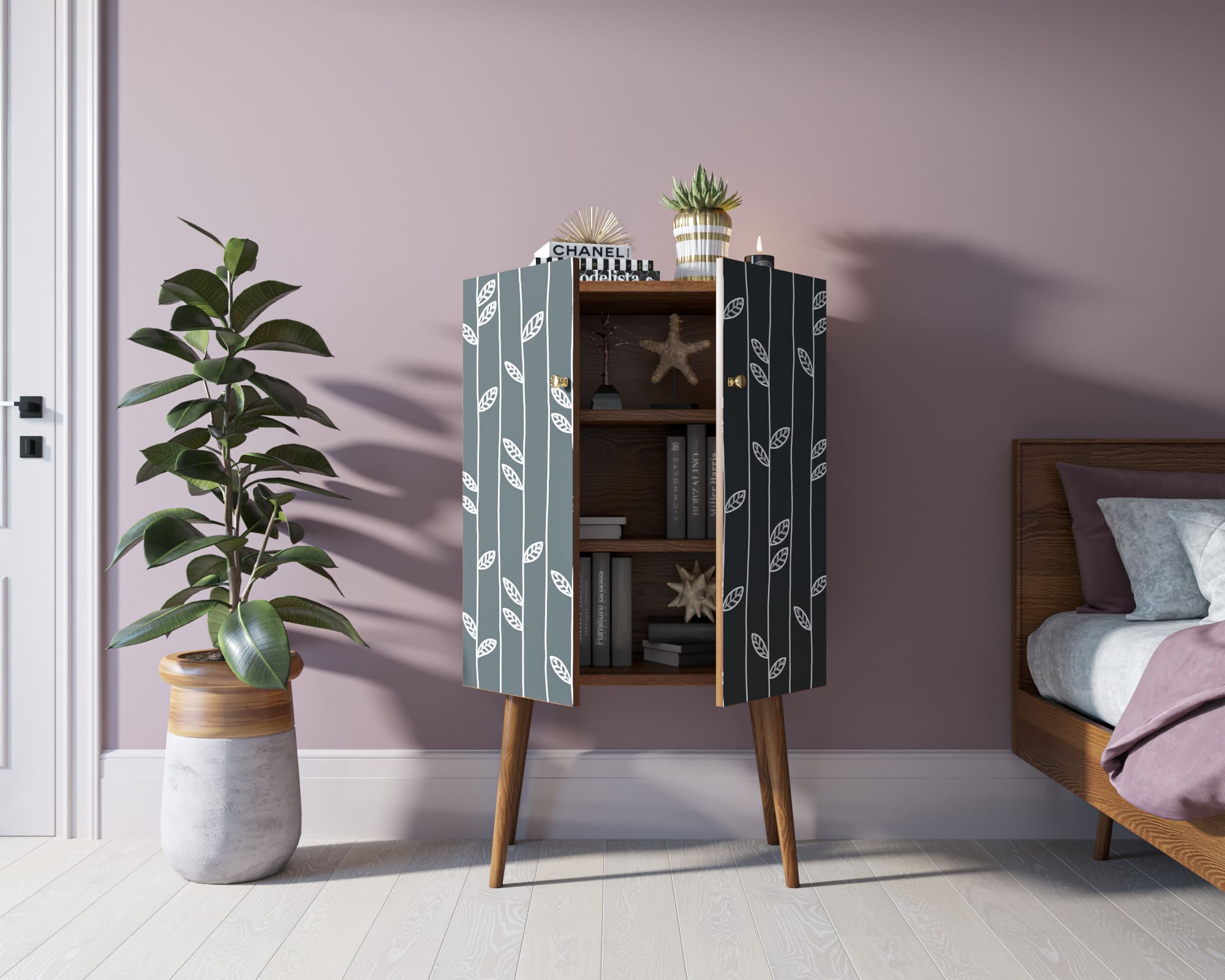 Комод на высоких ножках "Berber" 18 принт арт BB09/Print_18 в интернет-магазине в Москве Комод на высоких ножках "Berber" 18 принт арт BB09/Print_18 в интернет-магазине