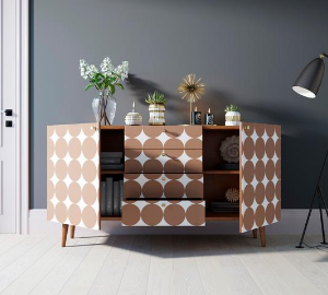 Комод "Berber" с ящиками 17 принт арт BB14/Print_17