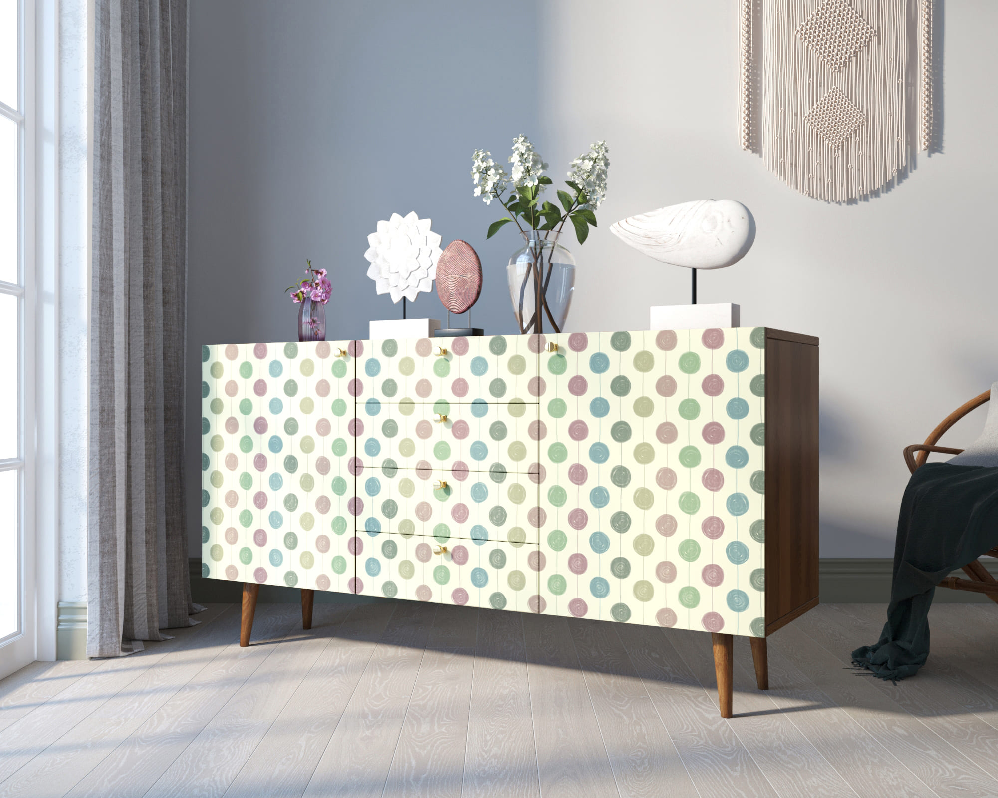 фото Комод "Berber" с ящиками 24 принт арт BB14/Print_24 в Москве фото Комод "Berber" с ящиками 24 принт арт BB14/Print_24