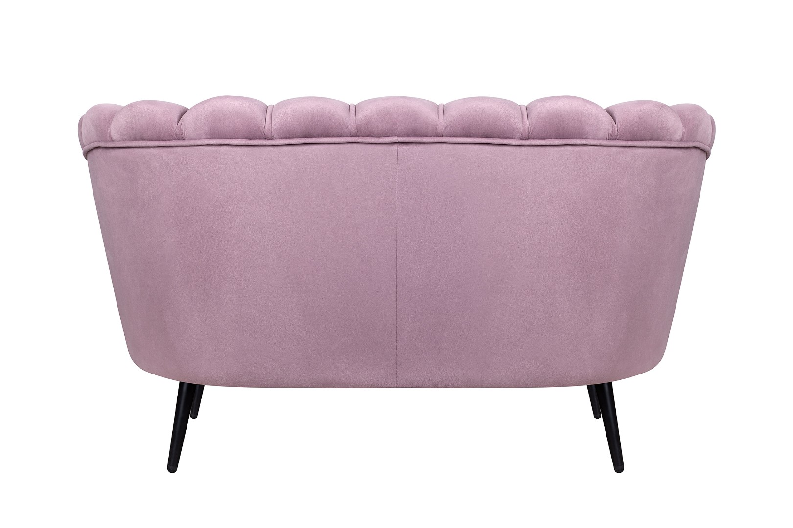 Дизайнерский двухместный диван Pearl Double Pink на черных ножках в интернет-магазине