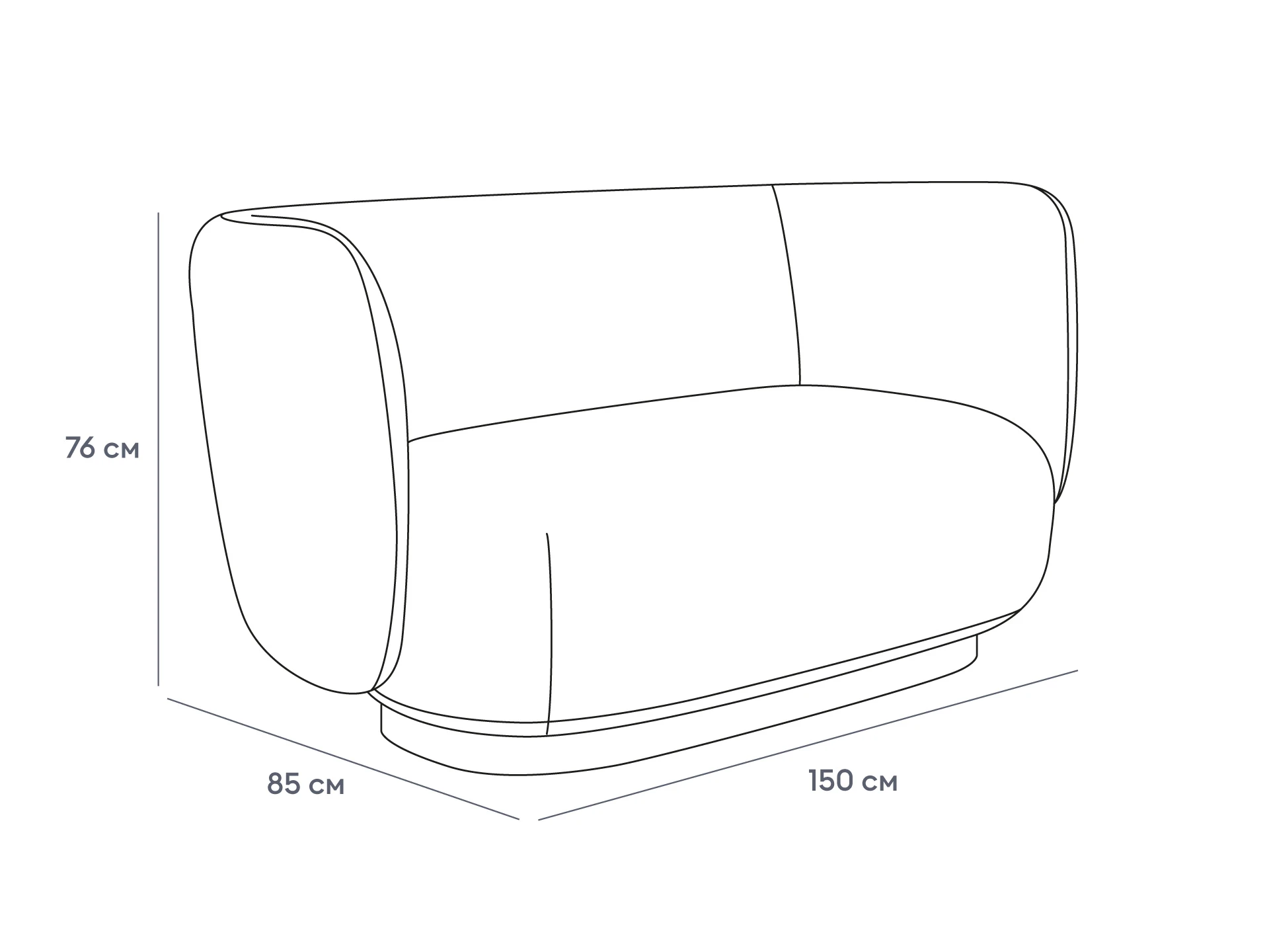 фото Диван Lucca 2-х местный