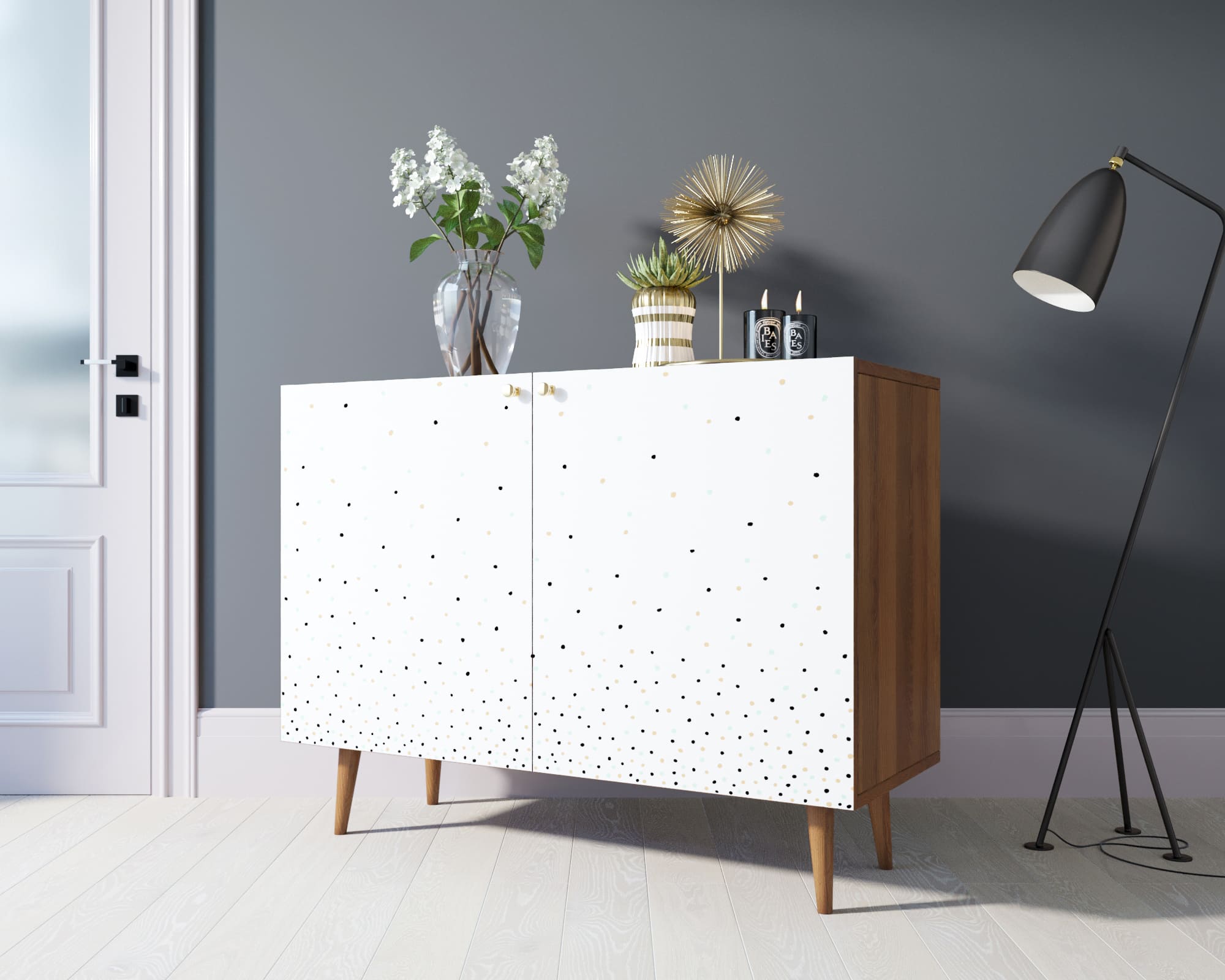 фото Комод "Berber" две дверки 15 принт арт BB04/Print_15