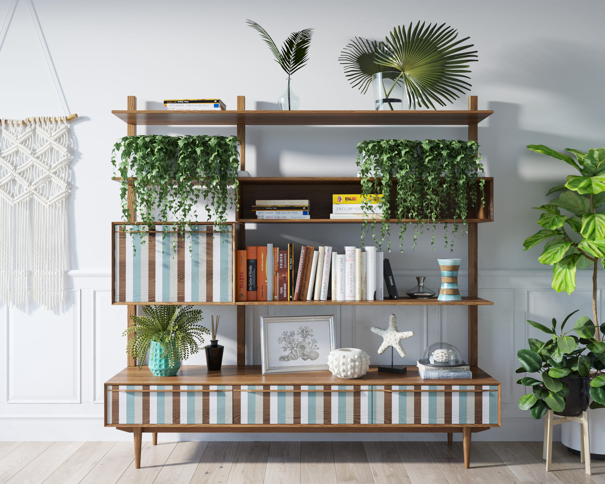 заказать Стеллаж "Bruni print 1" с ящиками арт BR-20/print_1 в Москве заказать Стеллаж "Bruni print 1" с ящиками арт BR-20/print_1