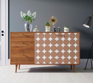 Комод "Berber" с двумя дверками и ящиками 17 принт арт BB05/Print_17 в Москве Комод "Berber" с двумя дверками и ящиками 17 принт арт BB05/Print_17