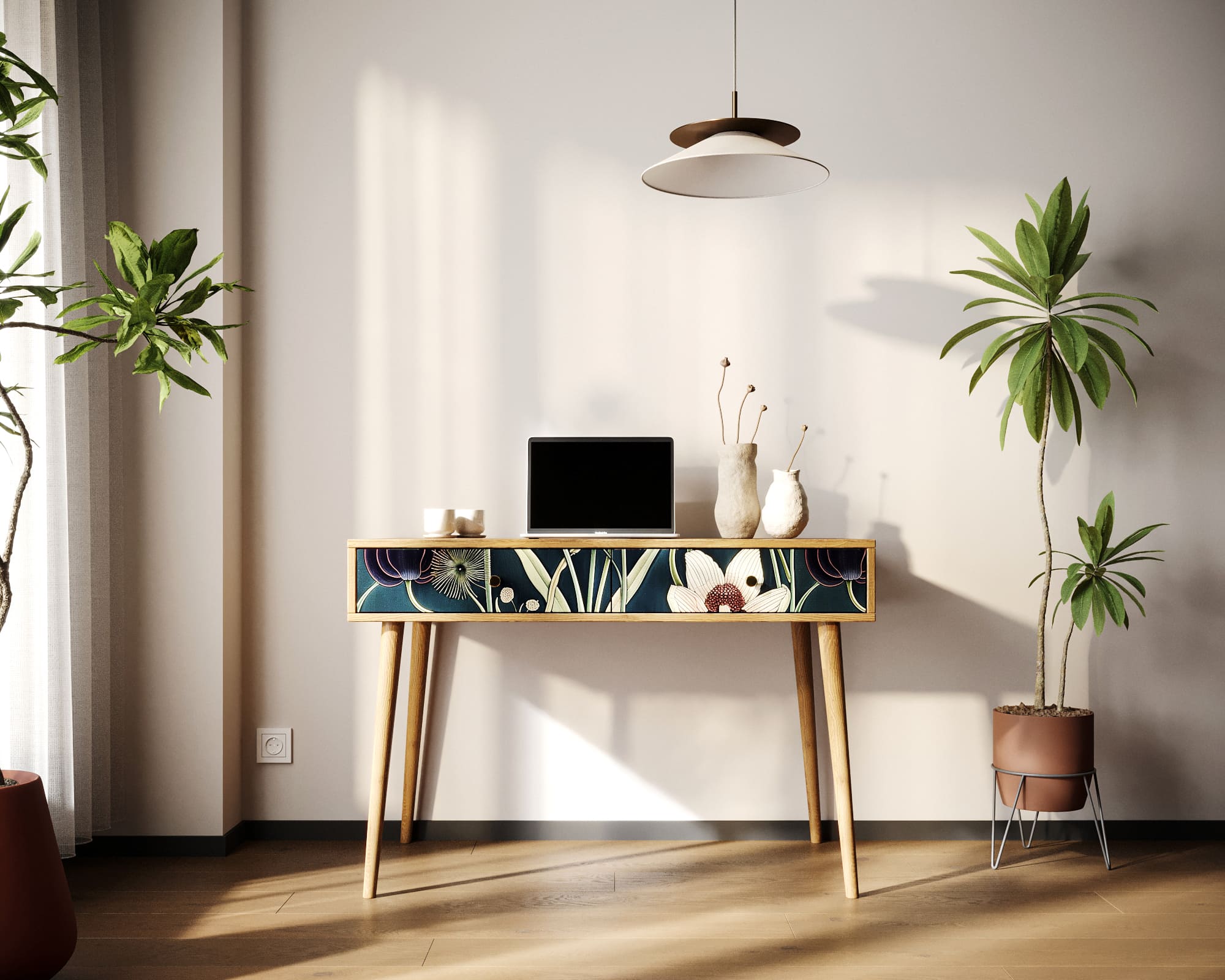 Стол рабочий "Berber" малый арт BB32/Print_54 в интернет-магазине