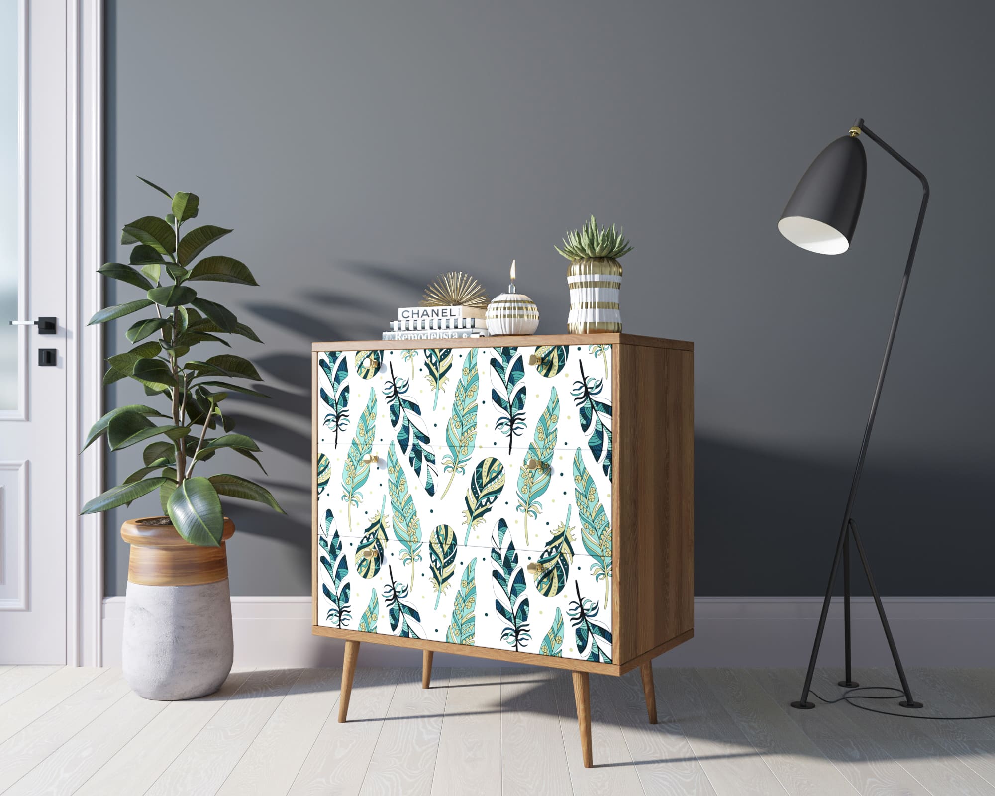 заказать Комод "Berber" три ящика 44 принт арт BB40/Print_44 в Москве заказать Комод "Berber" три ящика 44 принт арт BB40/Print_44